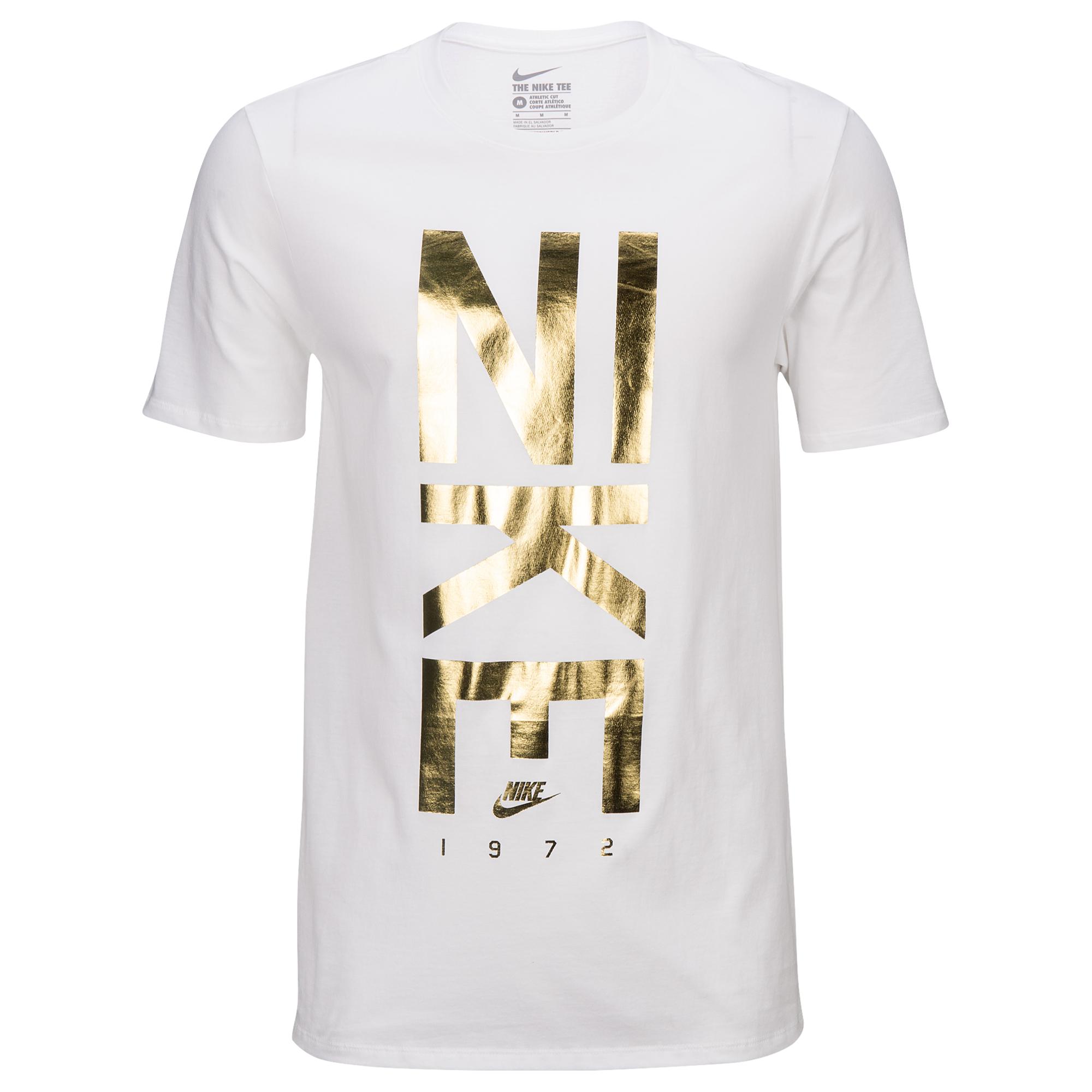 Nike Cotton Graphic T-shirt in White ...