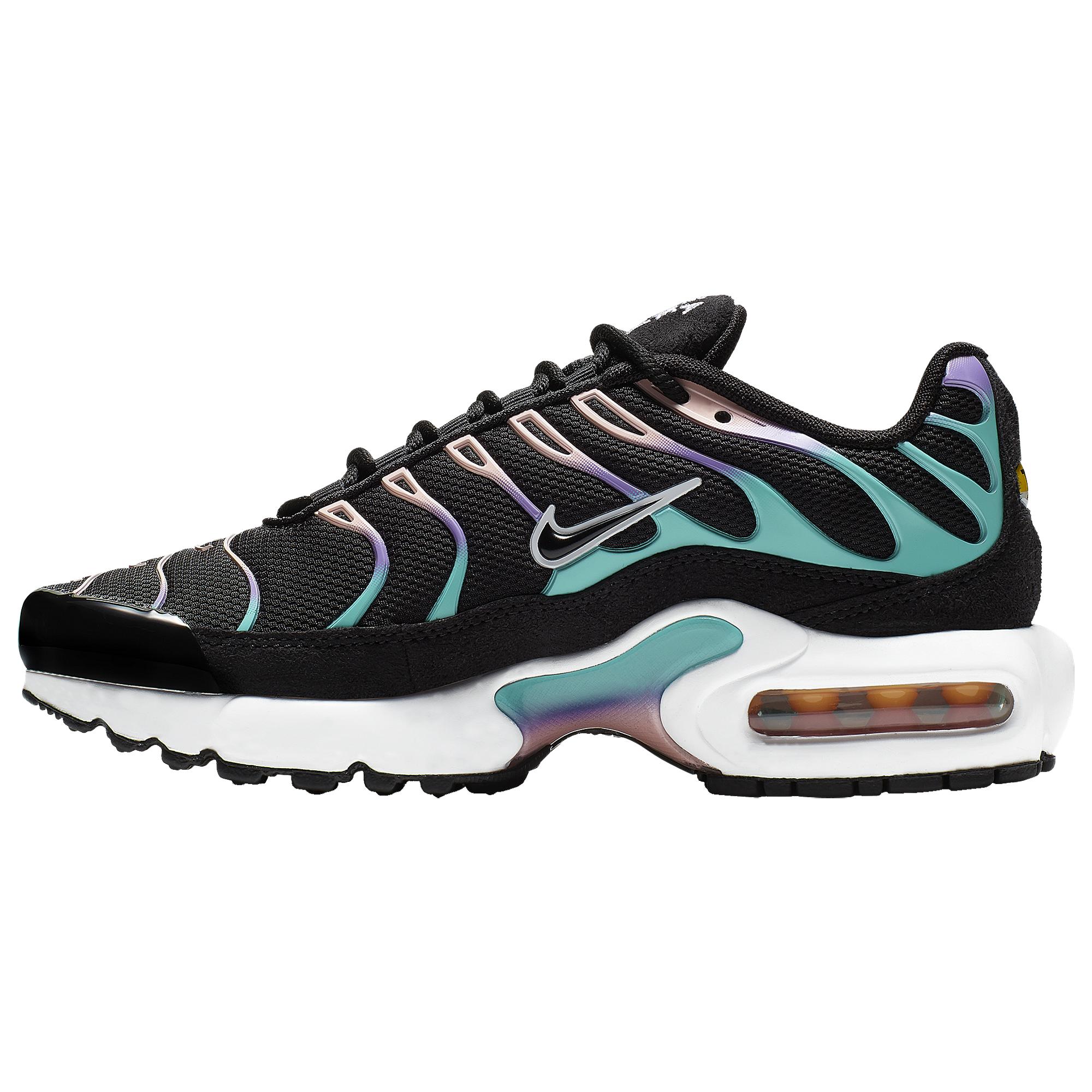 nike tuned 1 black white bleached coral