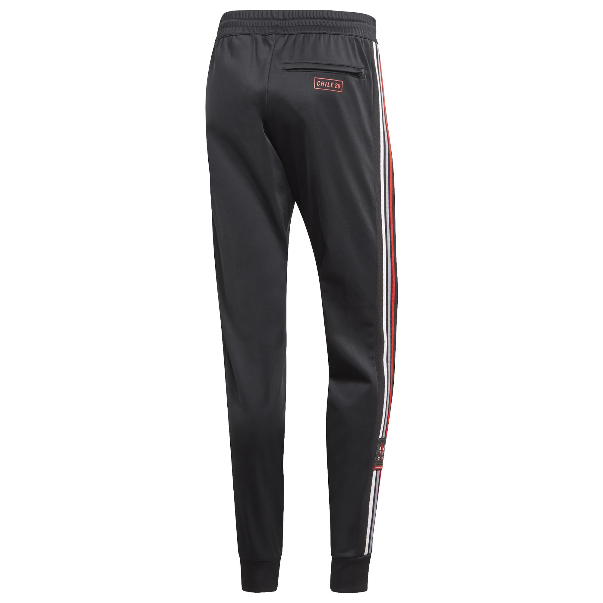 adidas Originals Synthetic Chile 20 Track Pants in Black/Red (Black) for  Men | Lyst