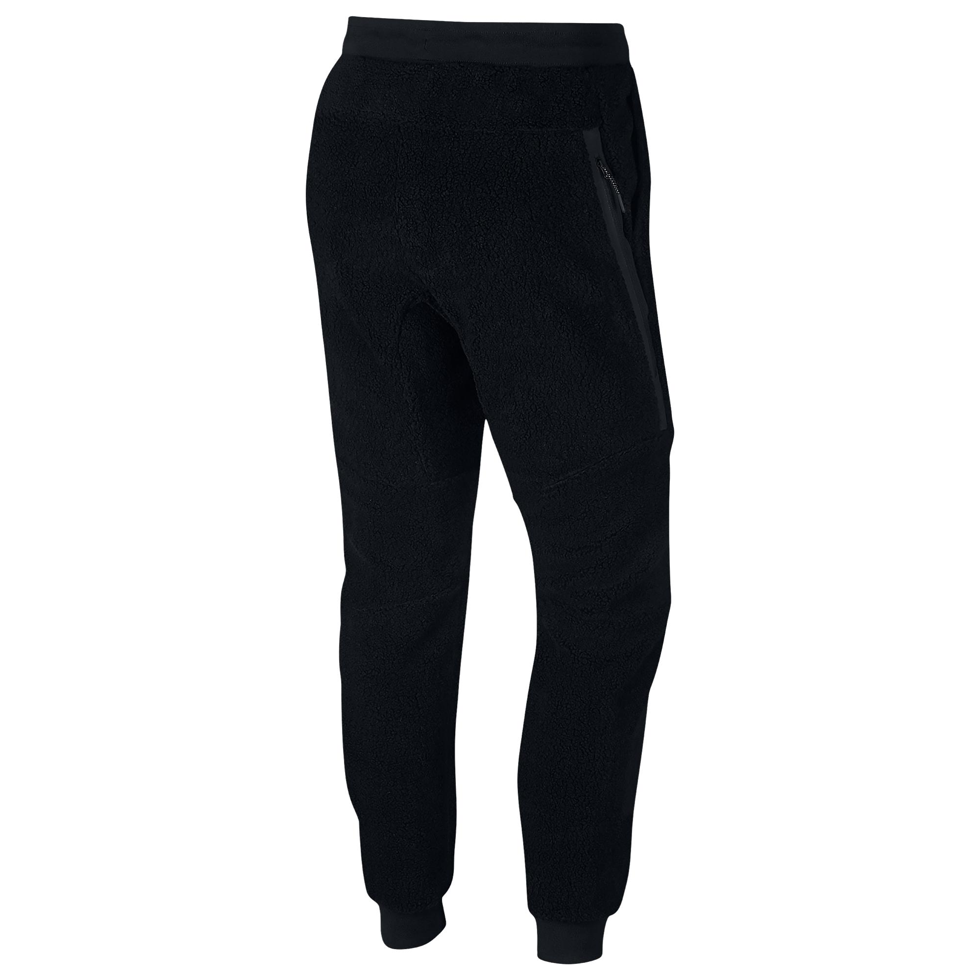 Nike Synthetic Tech Icon Sherpa Jogger Pant in Black/Black (Black) for Men  | Lyst
