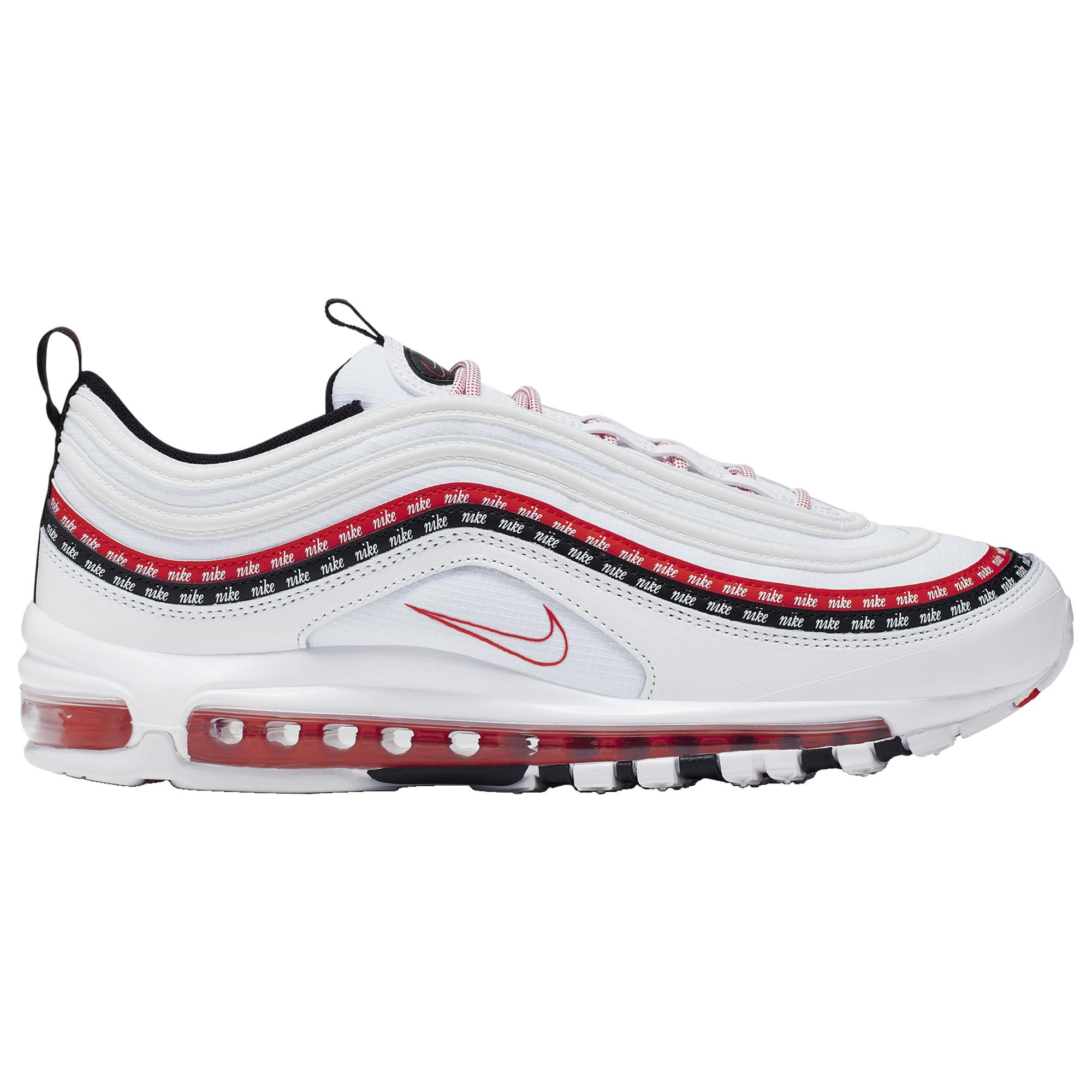 Nike Synthetic Air Max 97 Eos Running Shoes in White/Red