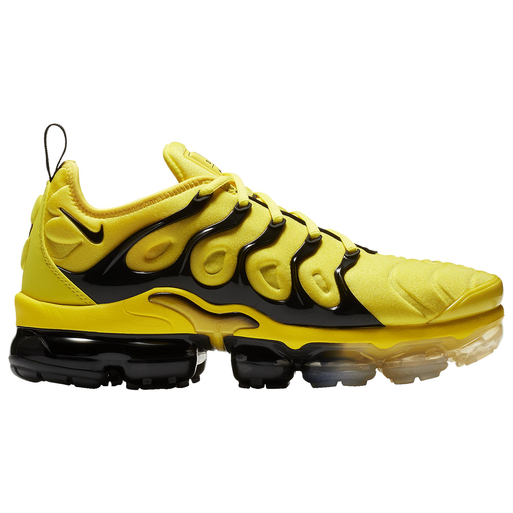 nike air vapormax plus mens yellow