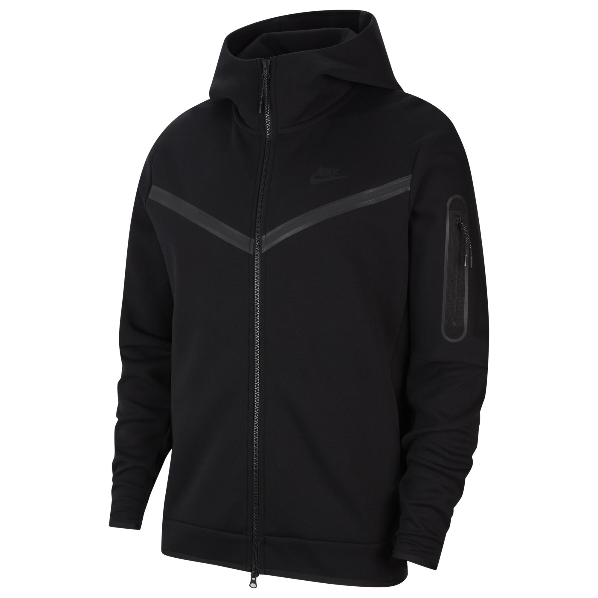 Nike Fleece Sportswear Tech Pack Windrunner Full-zip Hoodie (black ...