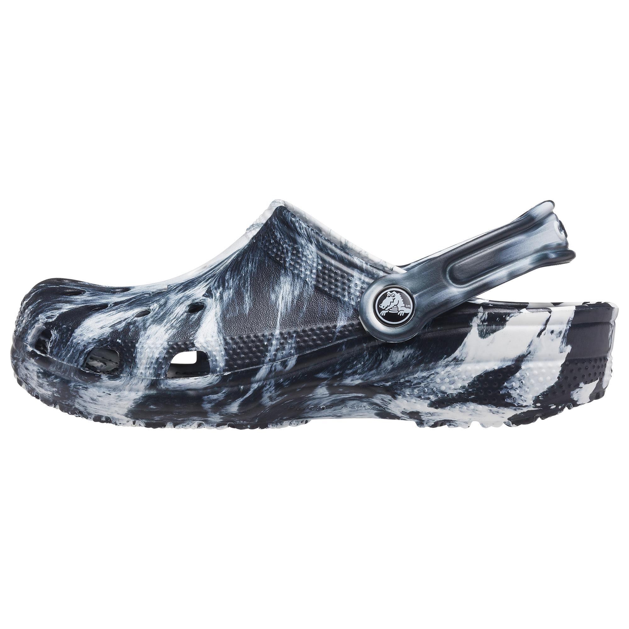 Crocs™ Classic Marbled Slides - Shoes in White/Black (Blue) for Men - Lyst
