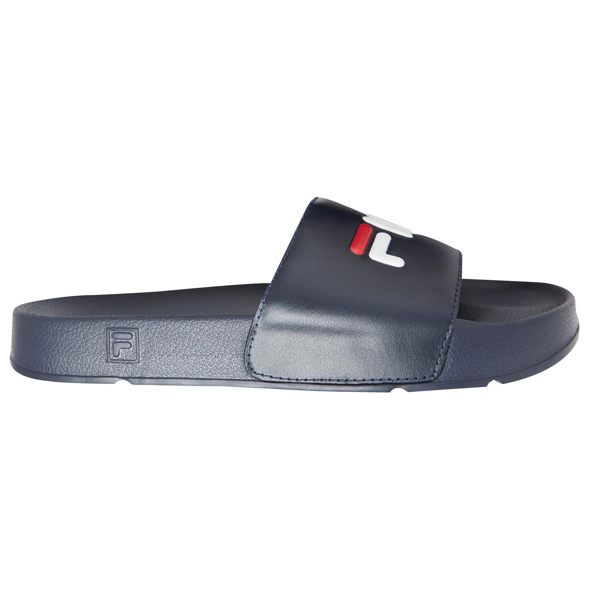 blue fila slides