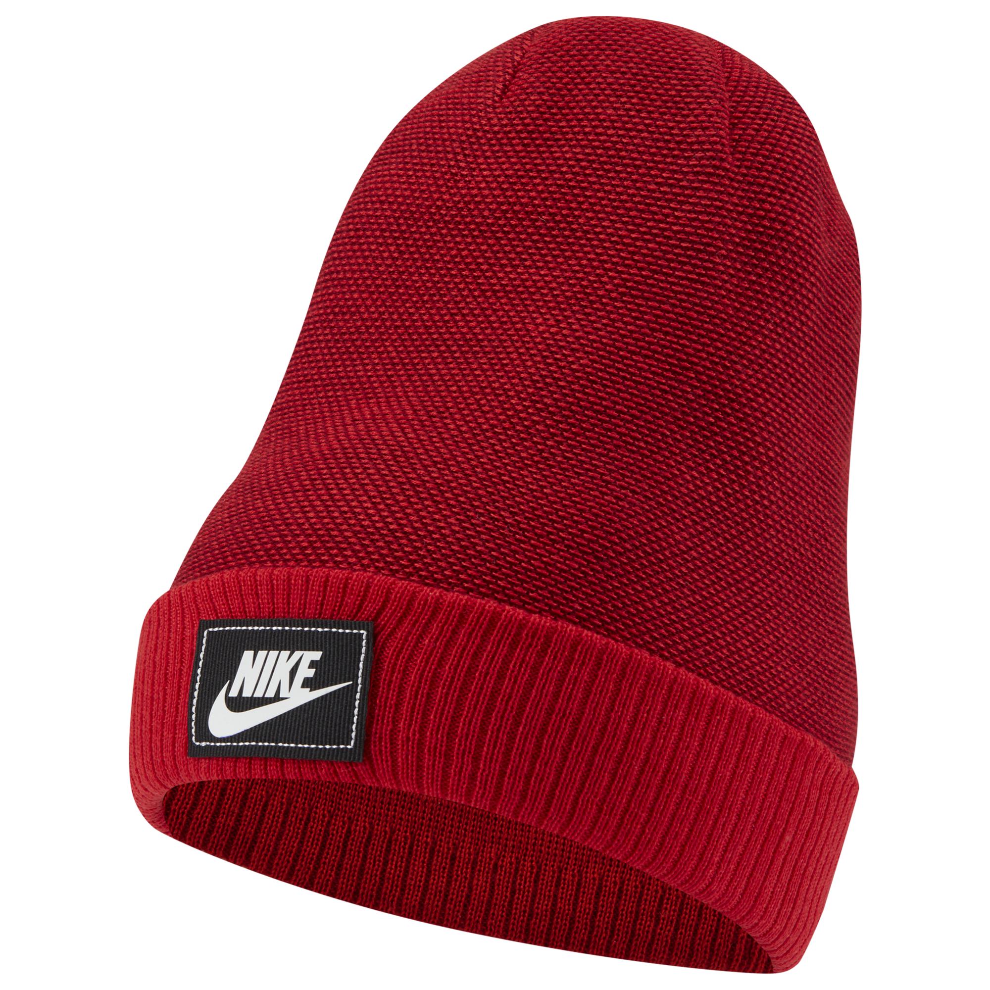 Nike Synthetic Futura Cuffed Beanie in Red/Black (Red) for Men - Lyst