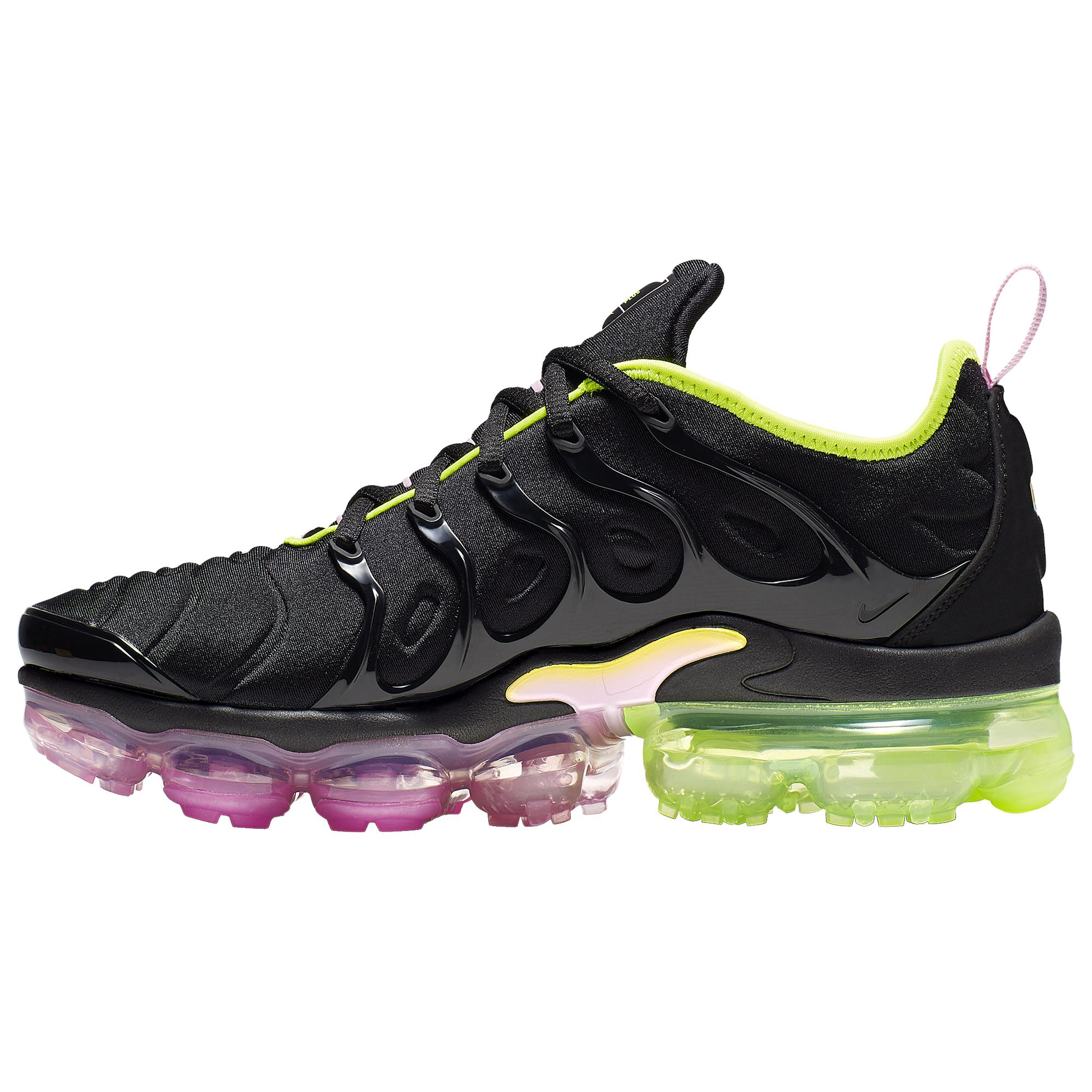 Nike Rubber Air Vapormax Plus Black Pink Rise Volt (w) | Lyst