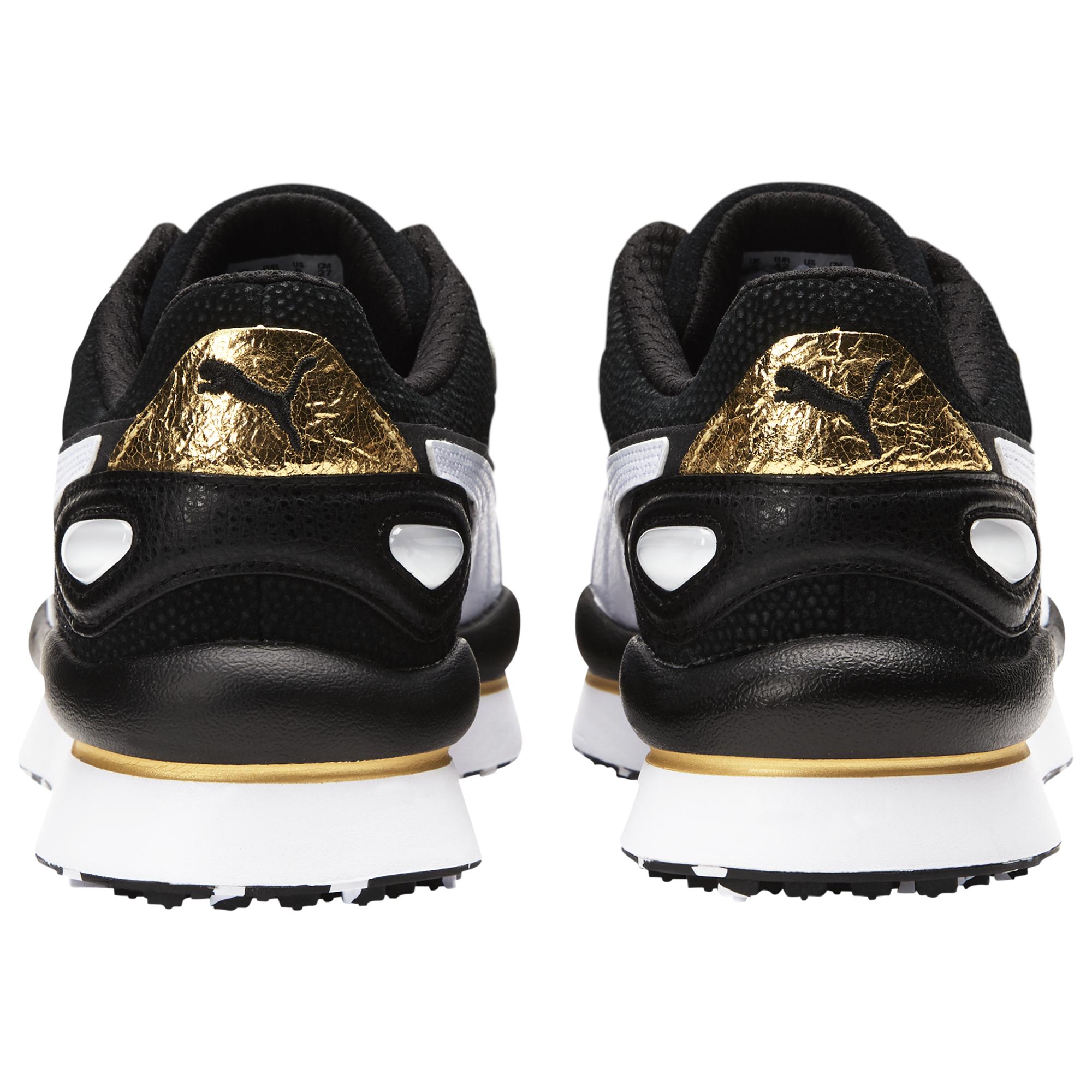 PUMA Synthetic Street Rider in Black/White/Gold (Black) for Men | Lyst