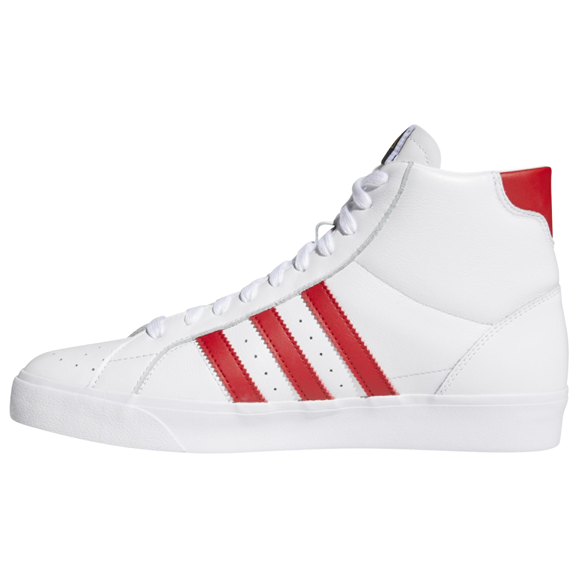 adidas Originals Leather Basket Profi - Basketball Shoes in White ...