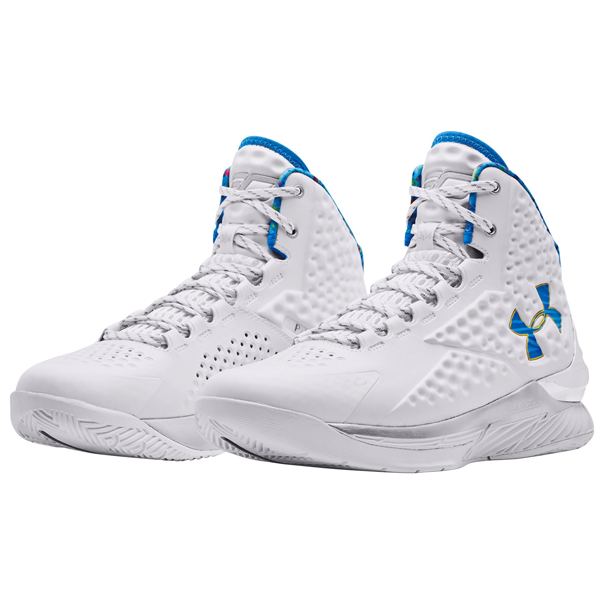 Under Armour Synthetic Curry 1 Retro - Basketball Shoes in White/Blue (Blue)  for Men | Lyst