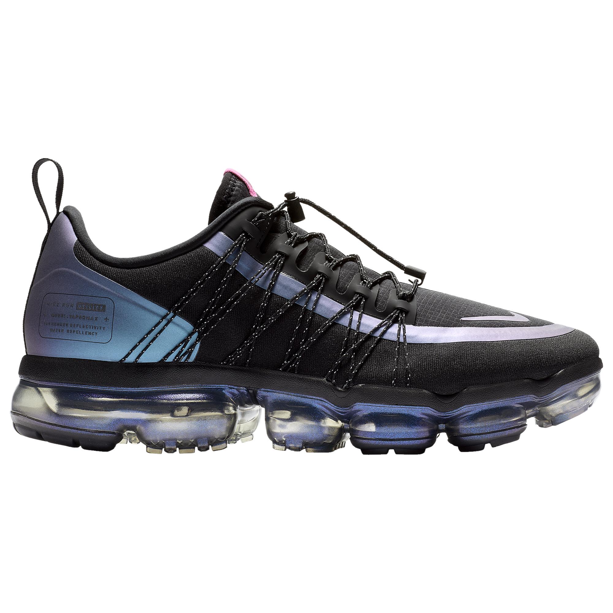 Nike Air Vapormax Run Utility Running Shoes in Black/Blue (Black ...