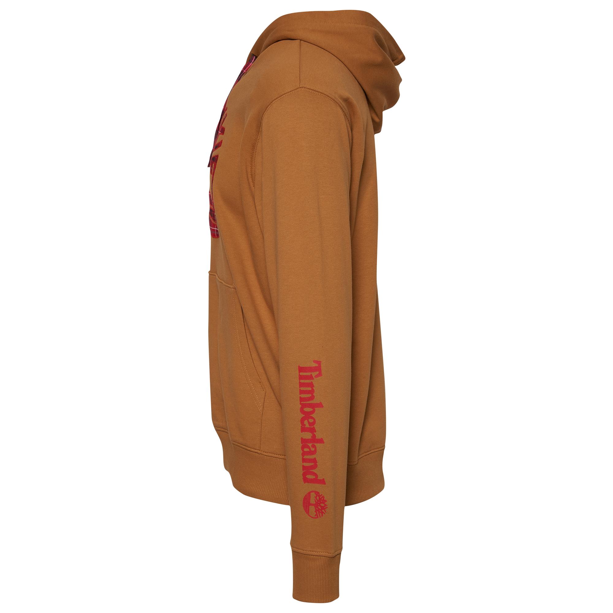 timberland plaid hoodie