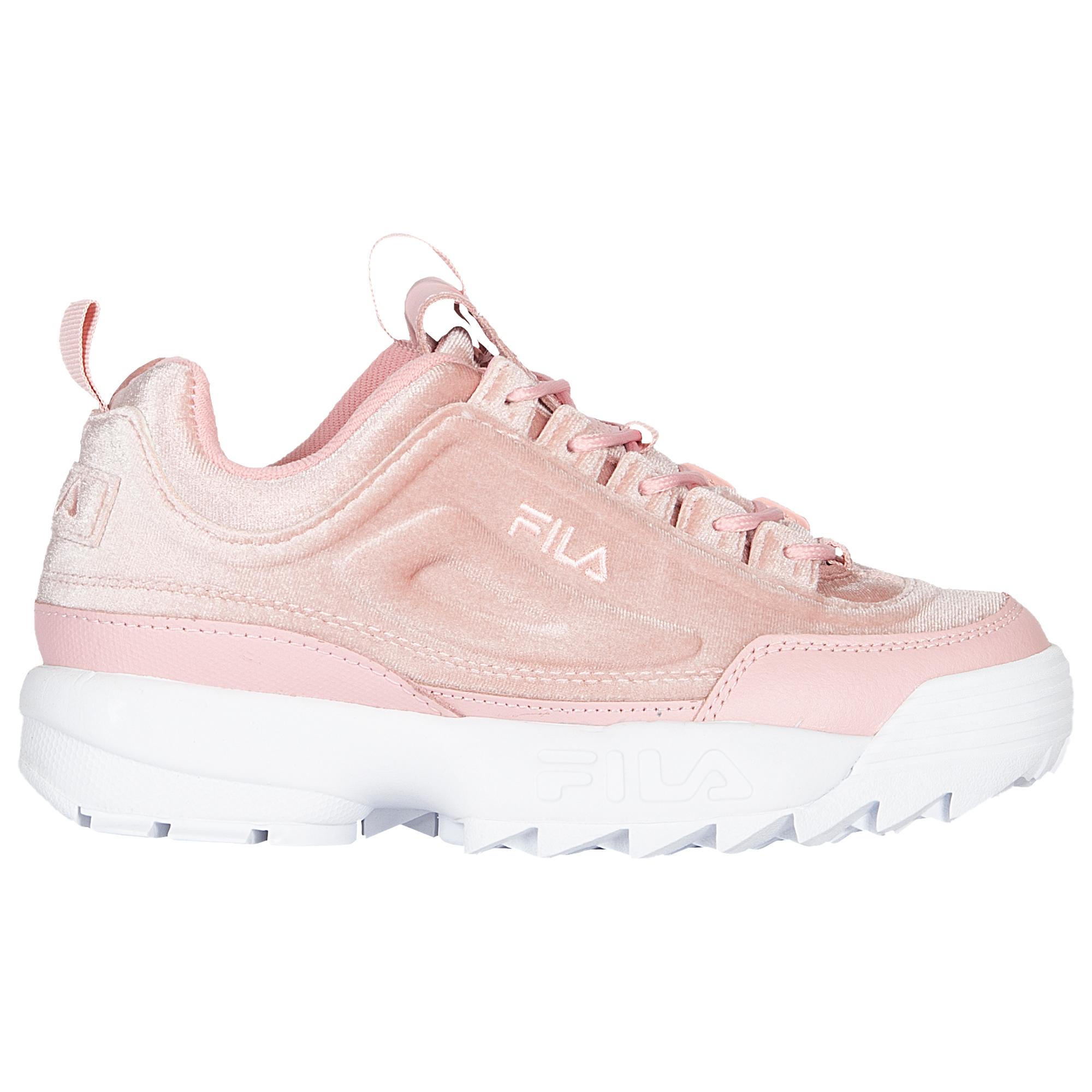 Fila Disruptor Velvet - Training Shoes in Pink - Lyst