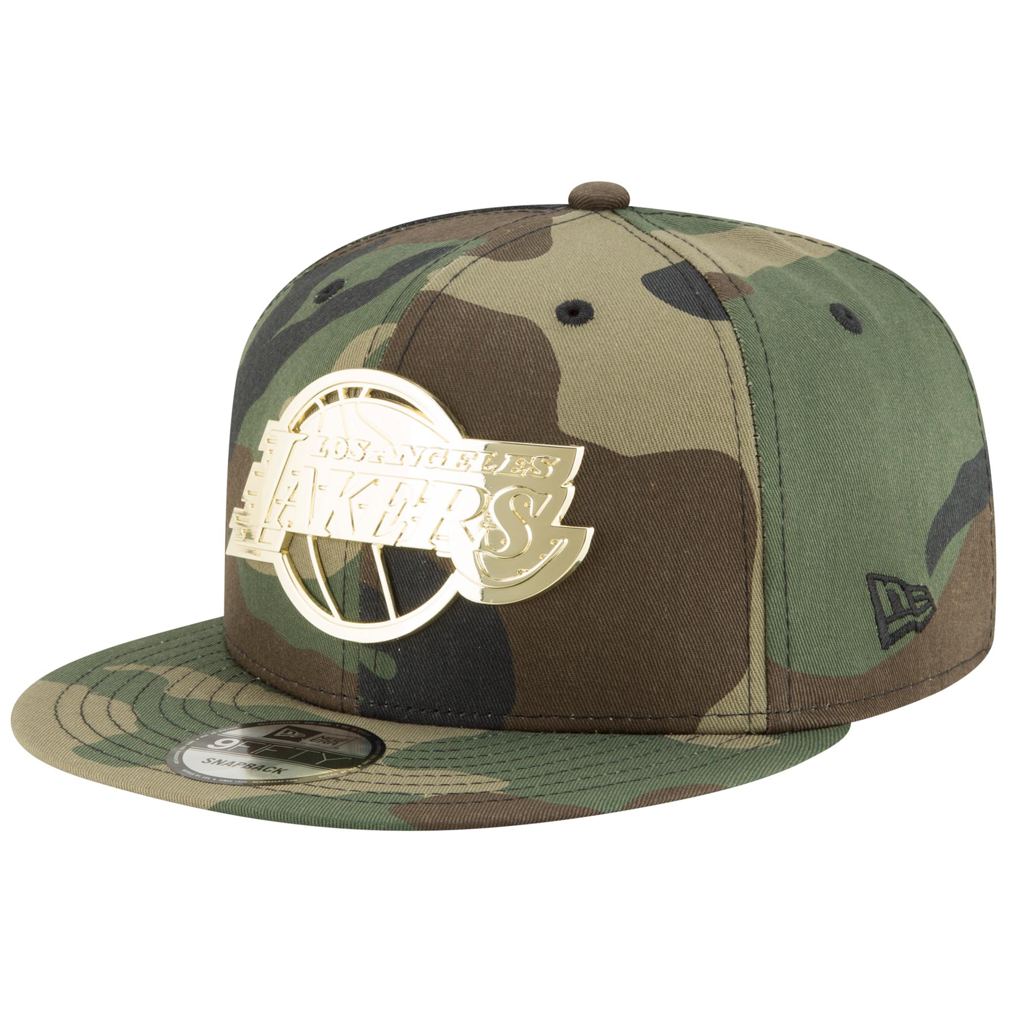 camo lakers hat