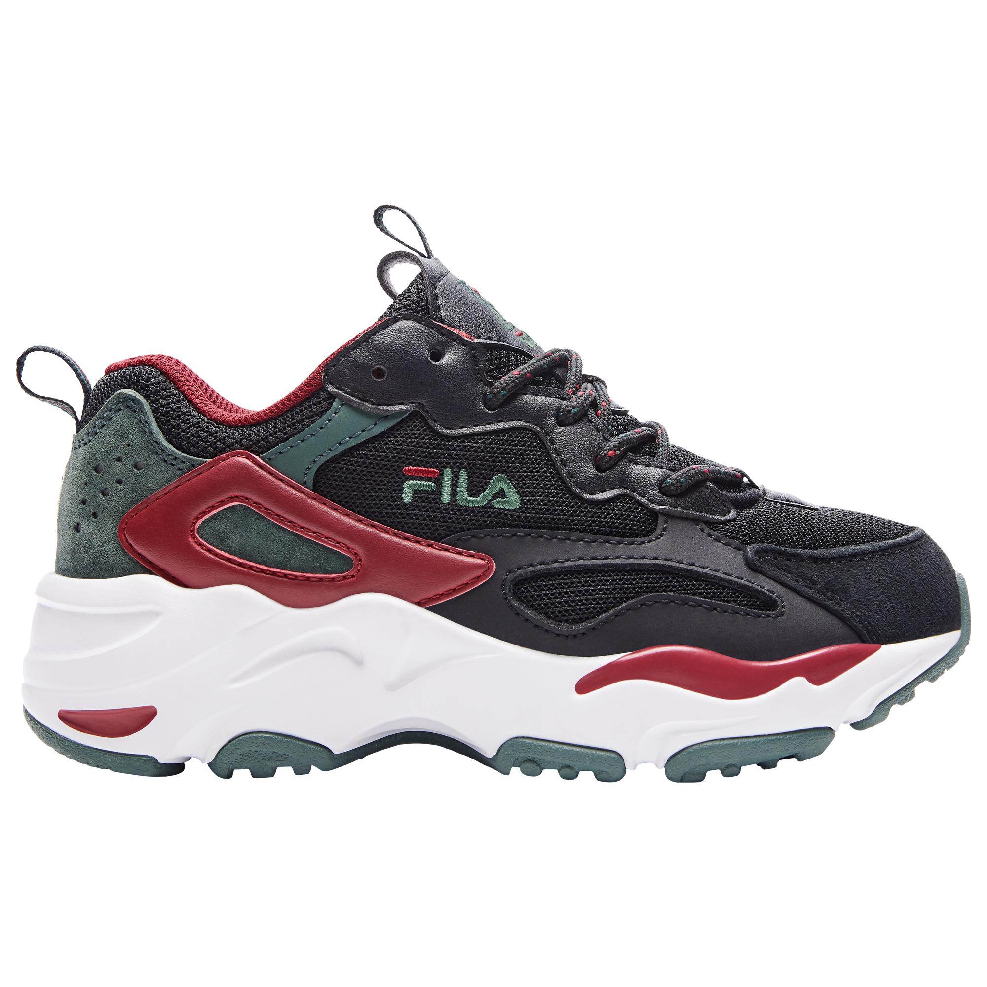 fila ray black green red