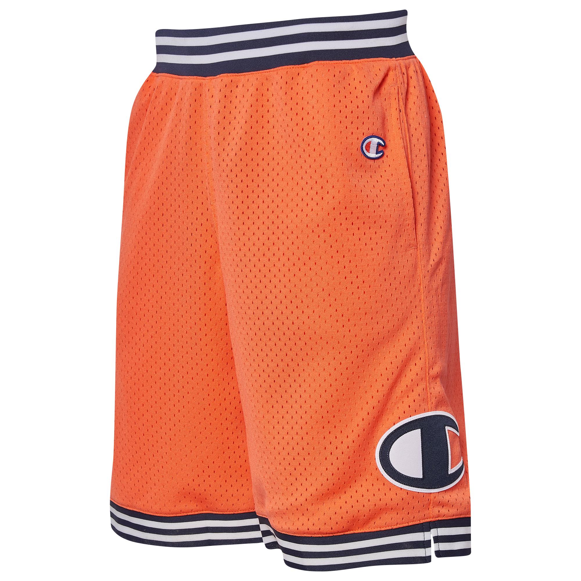 champion orange shorts
