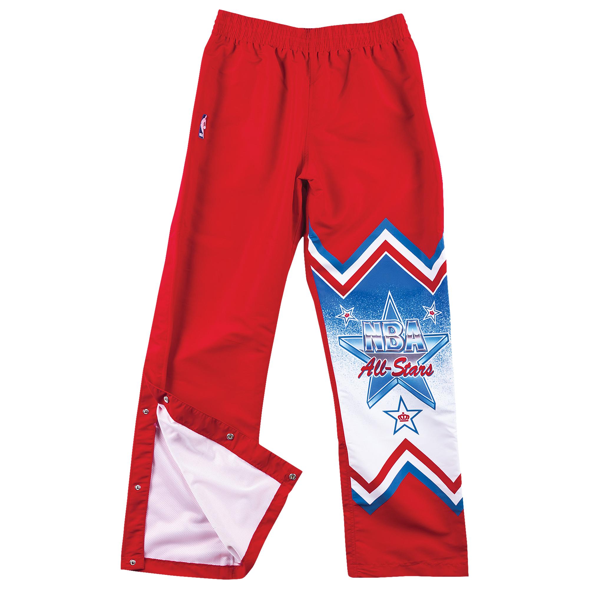 Mitchell & Ness Nba Allstar Nba Authentic Warmup Pants in Red for Men