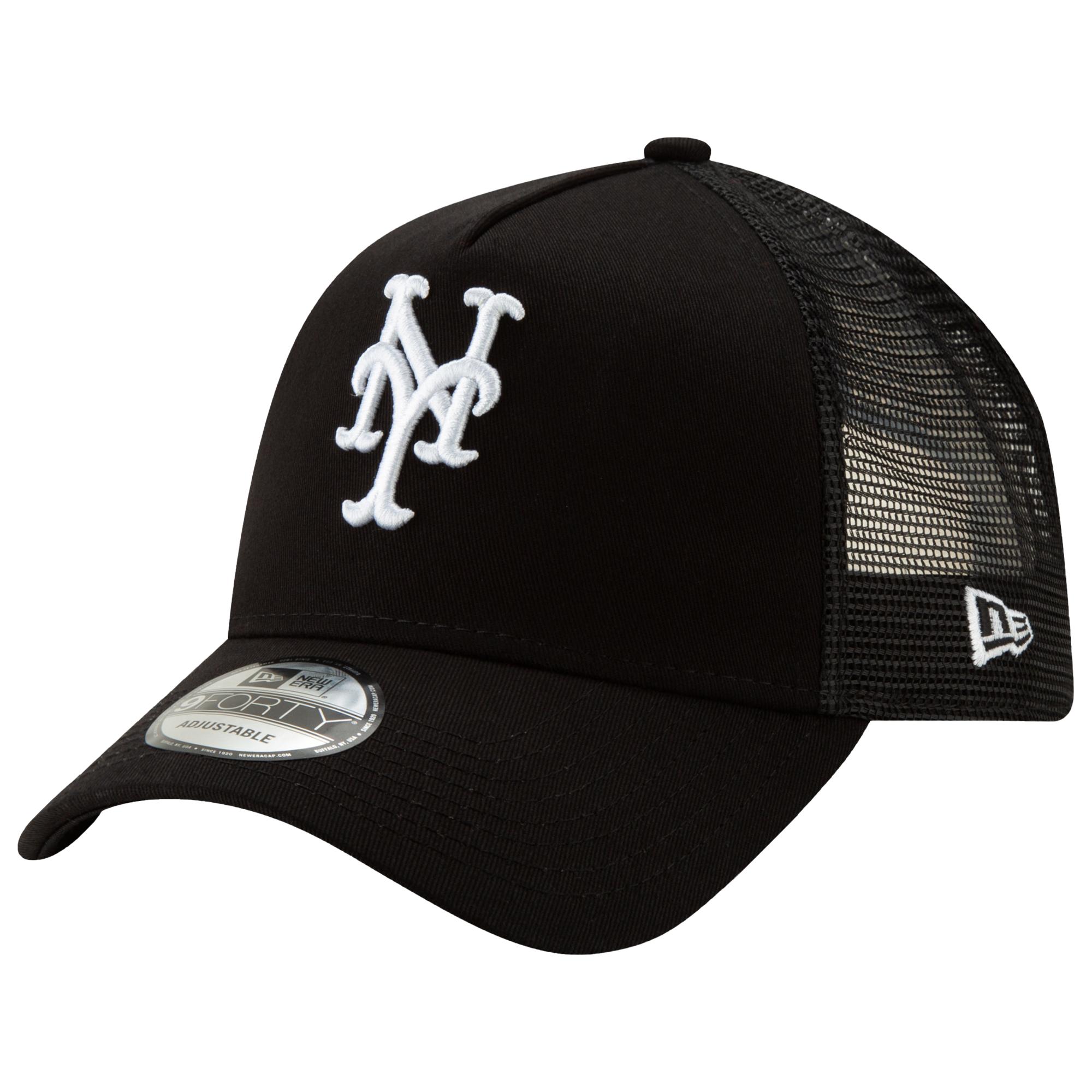 KTZ New York Mets Mlb 9forty Trucker Cap in Black for Men Lyst