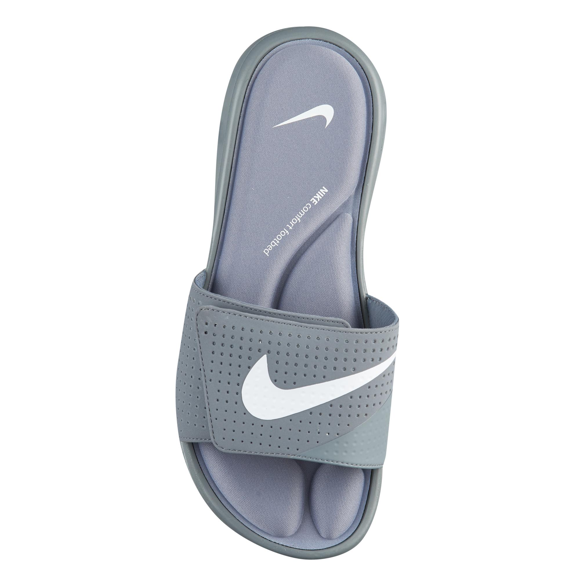 nike ultra comfort slide grey