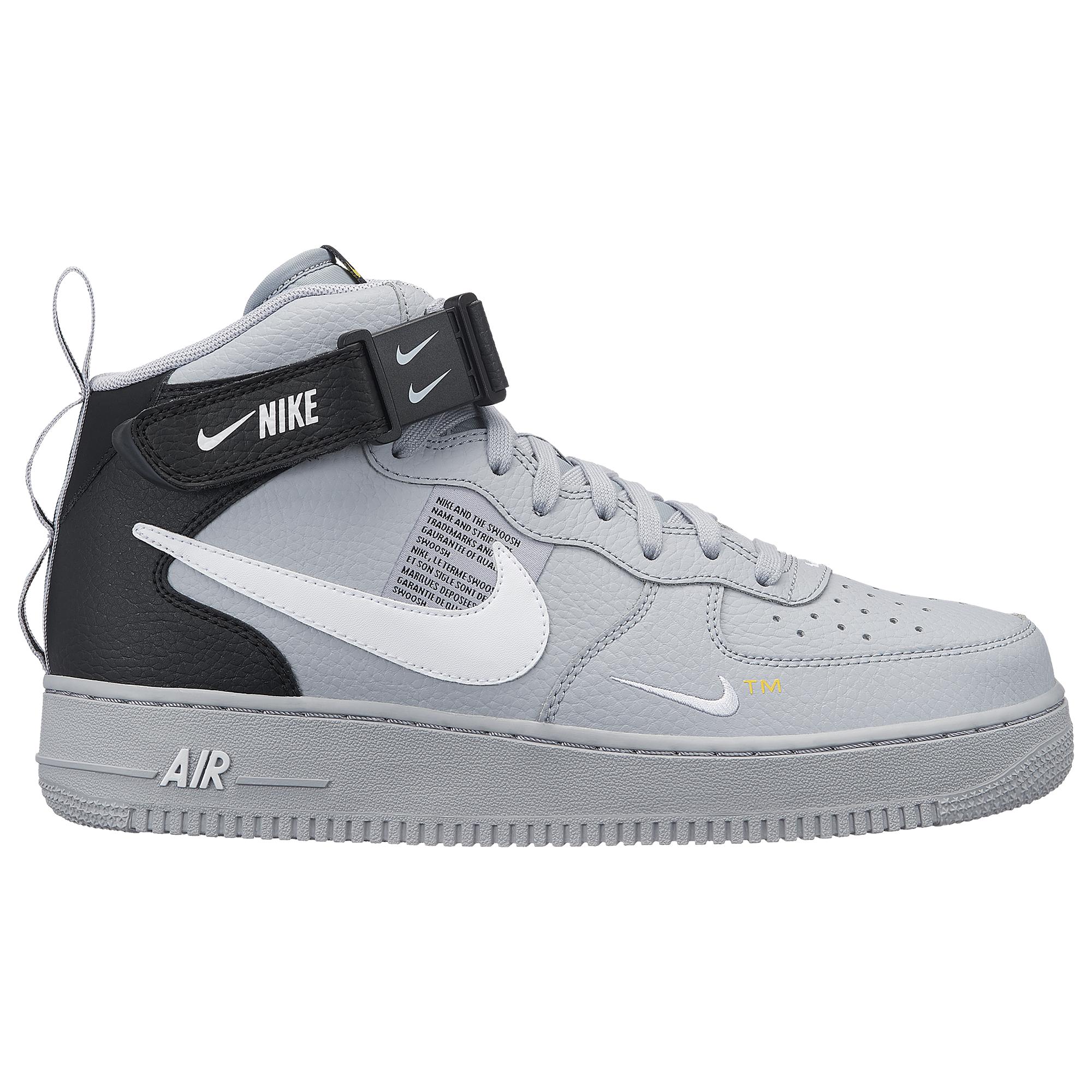 Nike Rubber Air Force 1 Mid 07 Lv8 in Grey/Black/Yellow (Gray) for Men |  Lyst