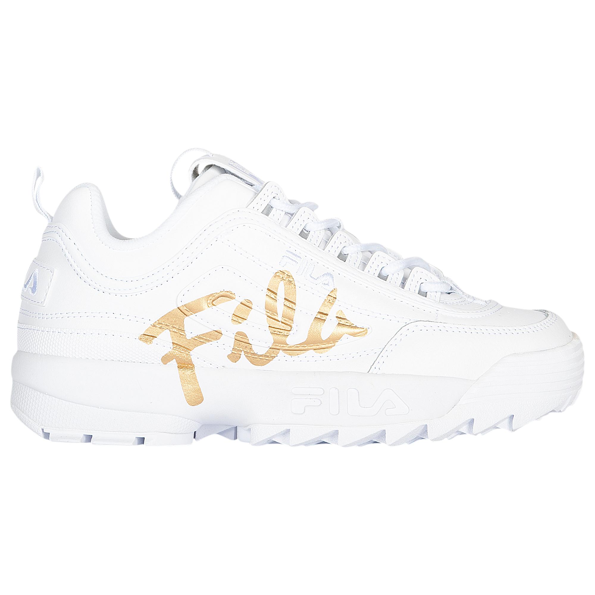 filas white and gold