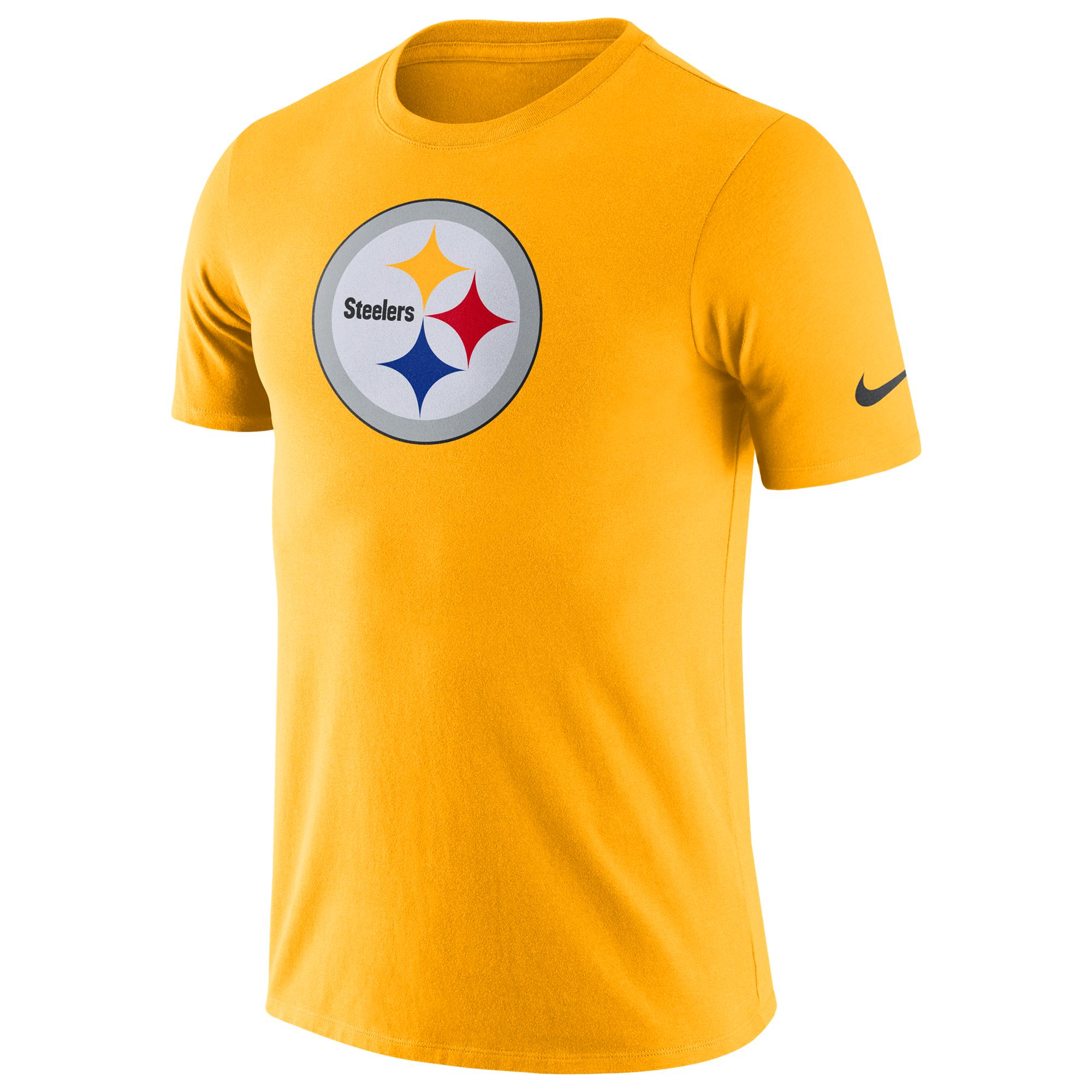 Nike Pittsburgh Steelers Nfl Df Cotton Logo Essential T-shirt in ...