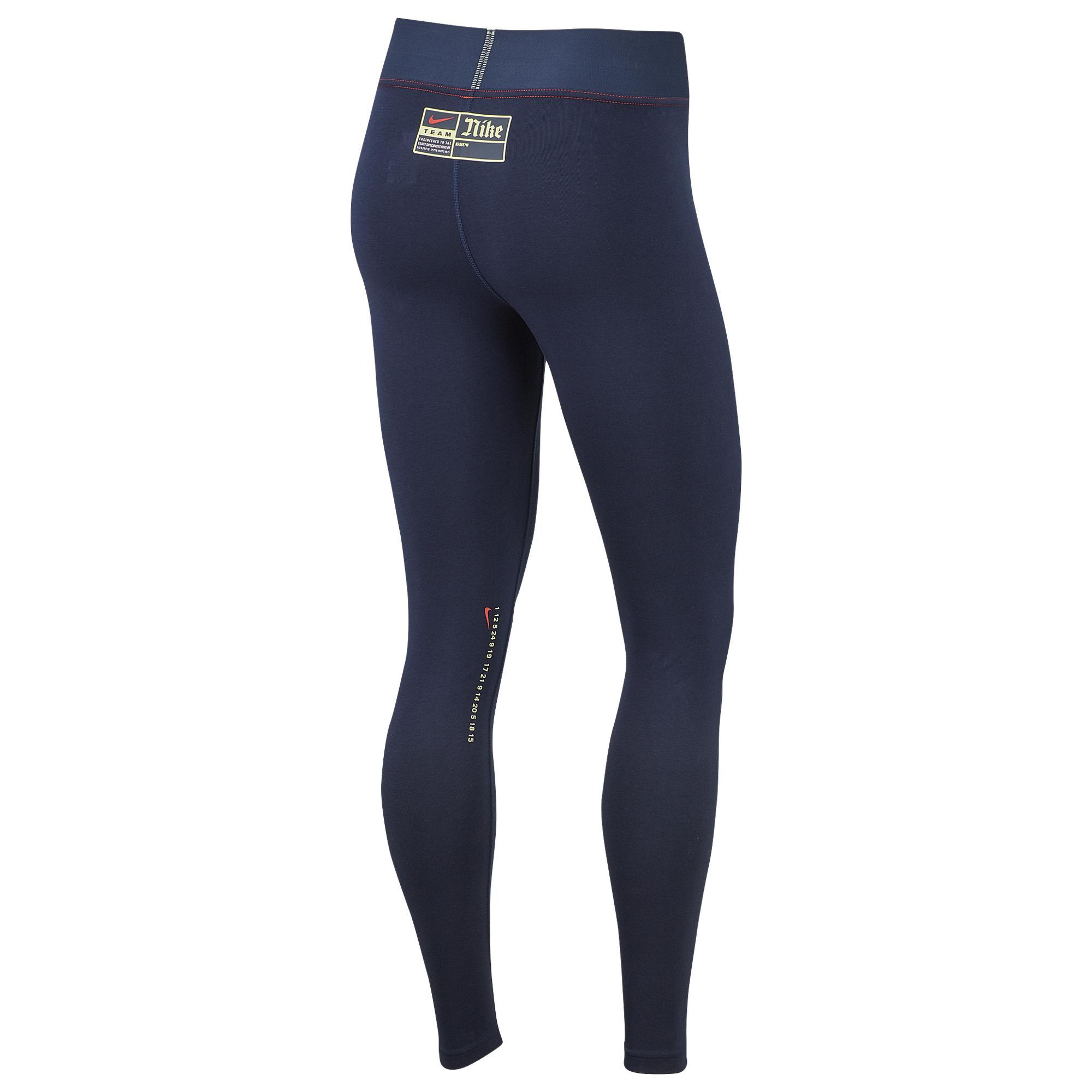 womens navy nike leggings