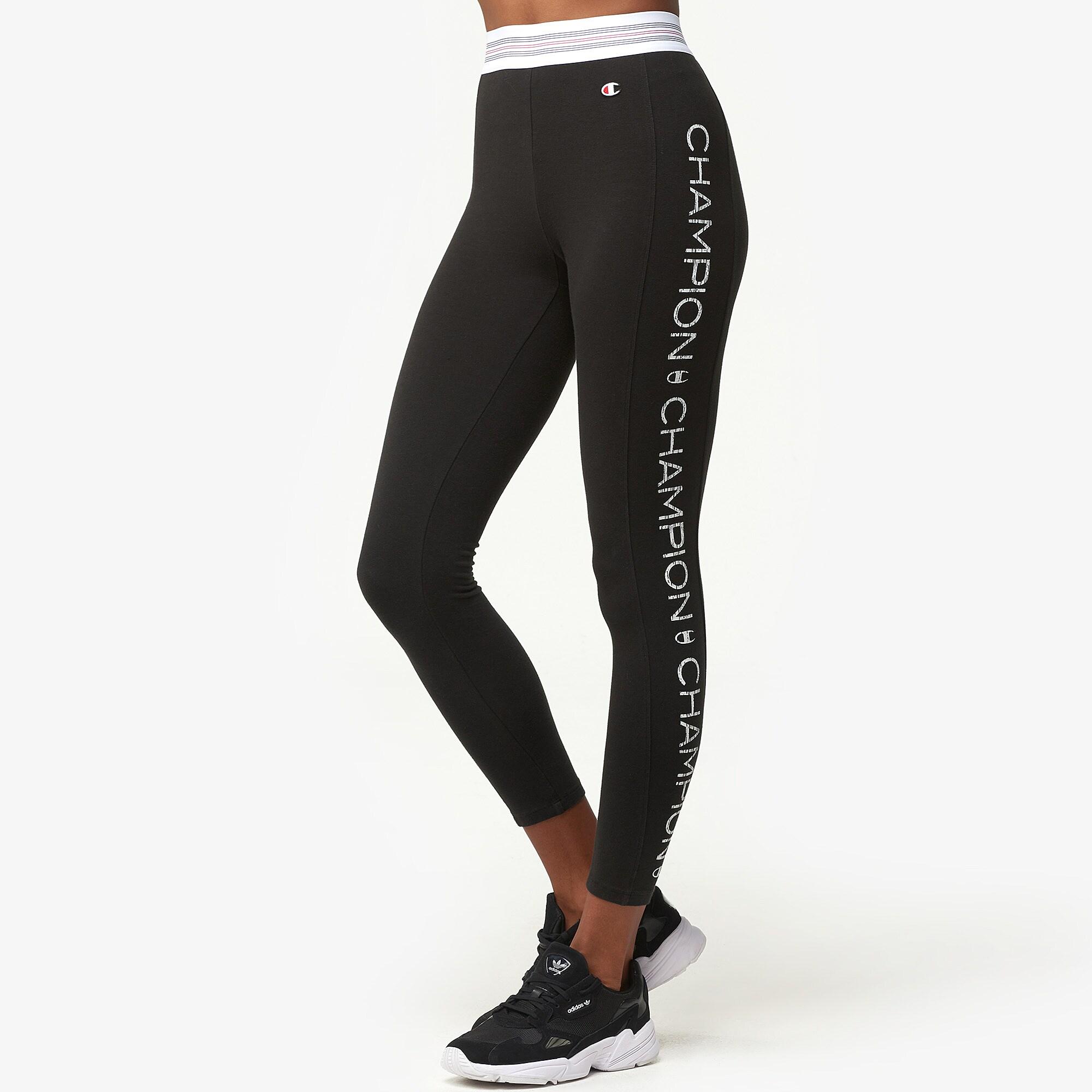 Champion Cotton Tights in Black - Lyst
