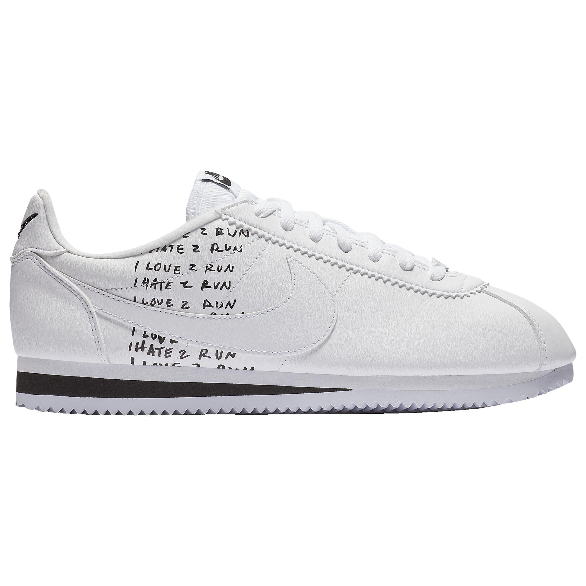 nike cortez black pink