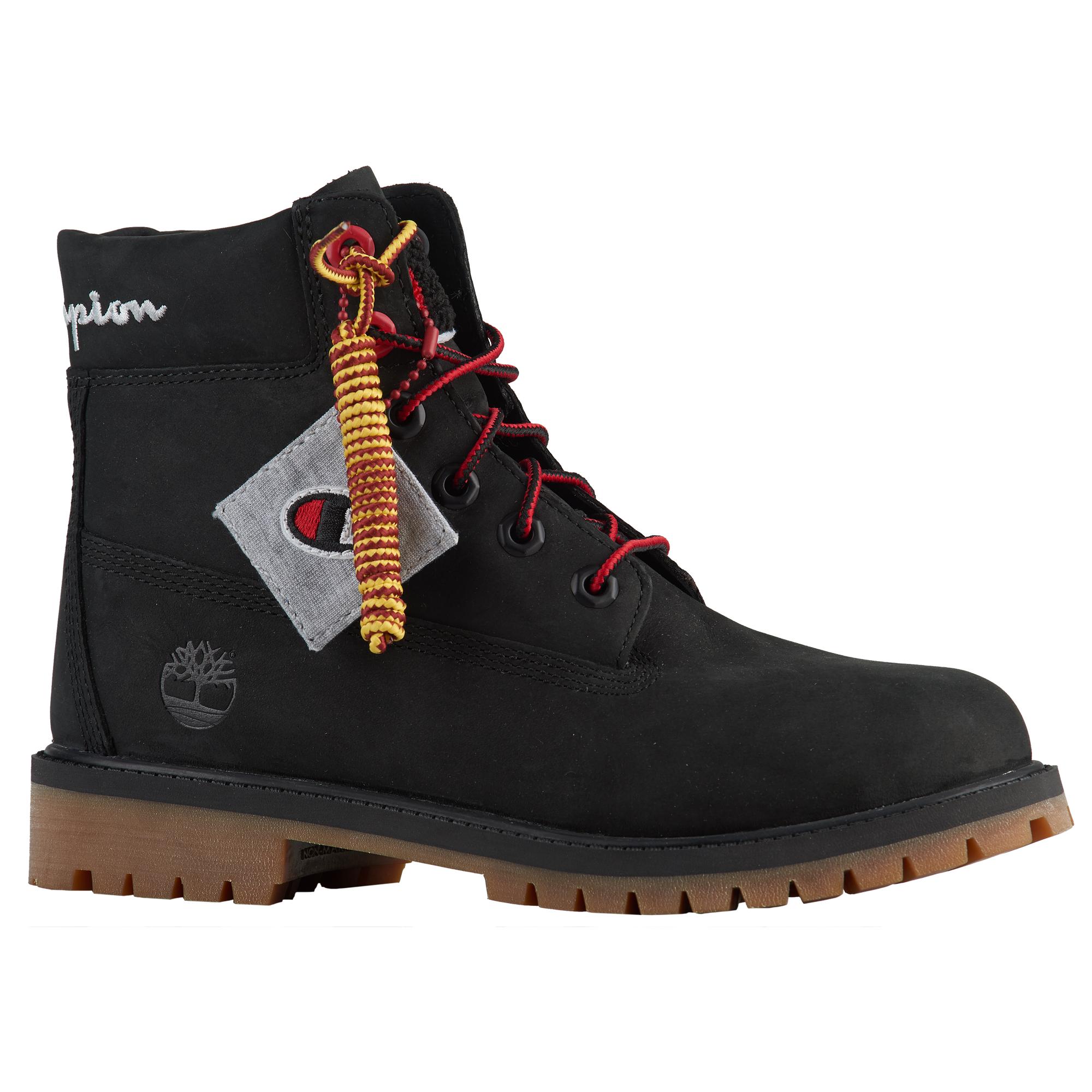 timberland black champion