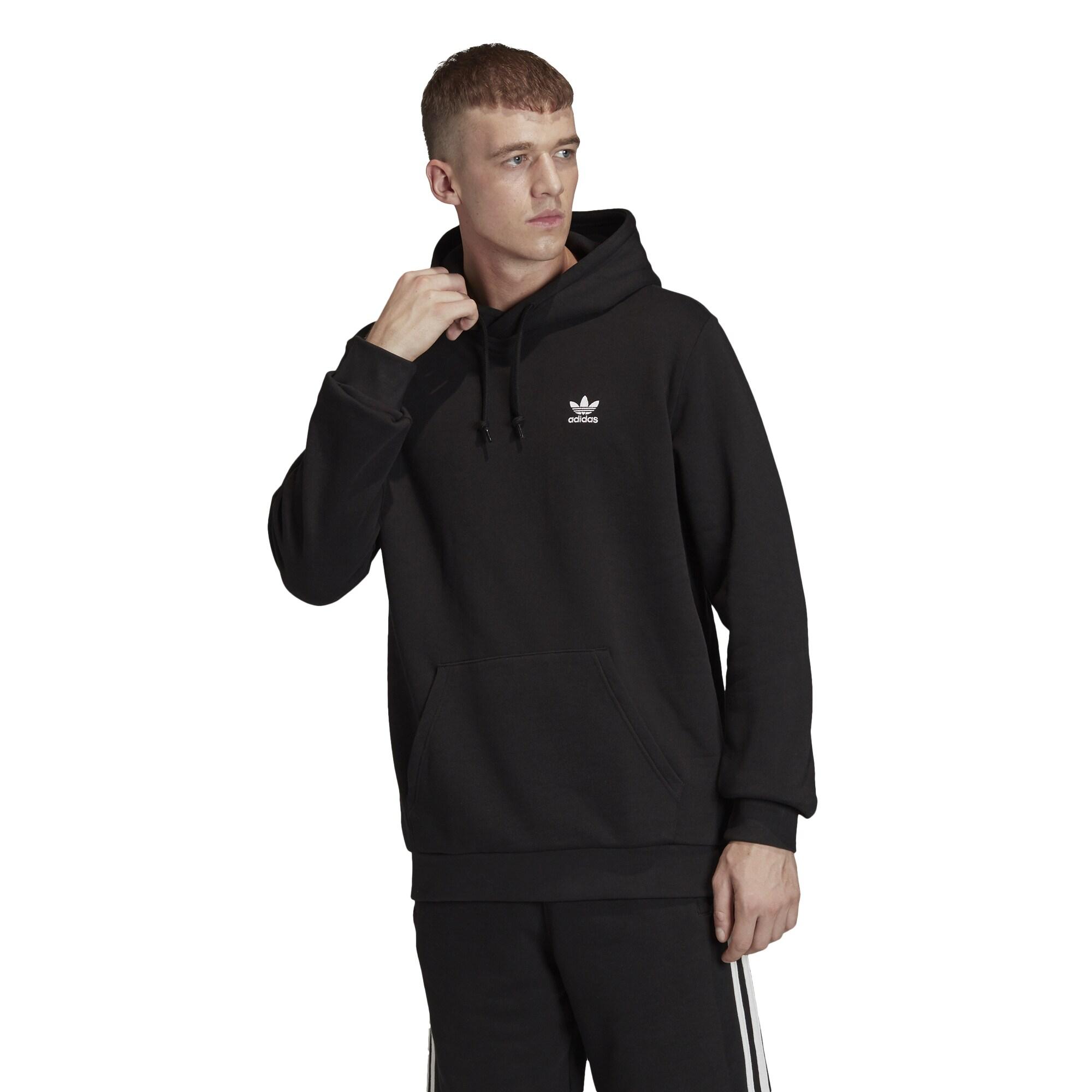 Adidas white essential hoodie Clearance