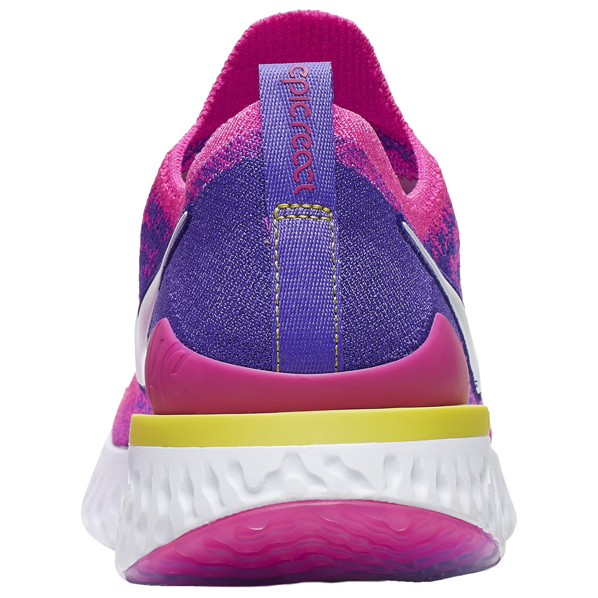 nike epic react flyknit 2 laser fuchsia