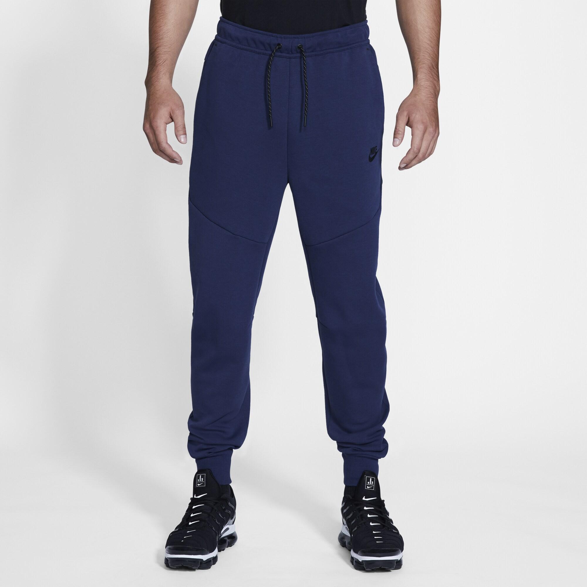 Nike Tech Fleece Jogger in Midnight Navy/Black (Blue) for Men - Lyst