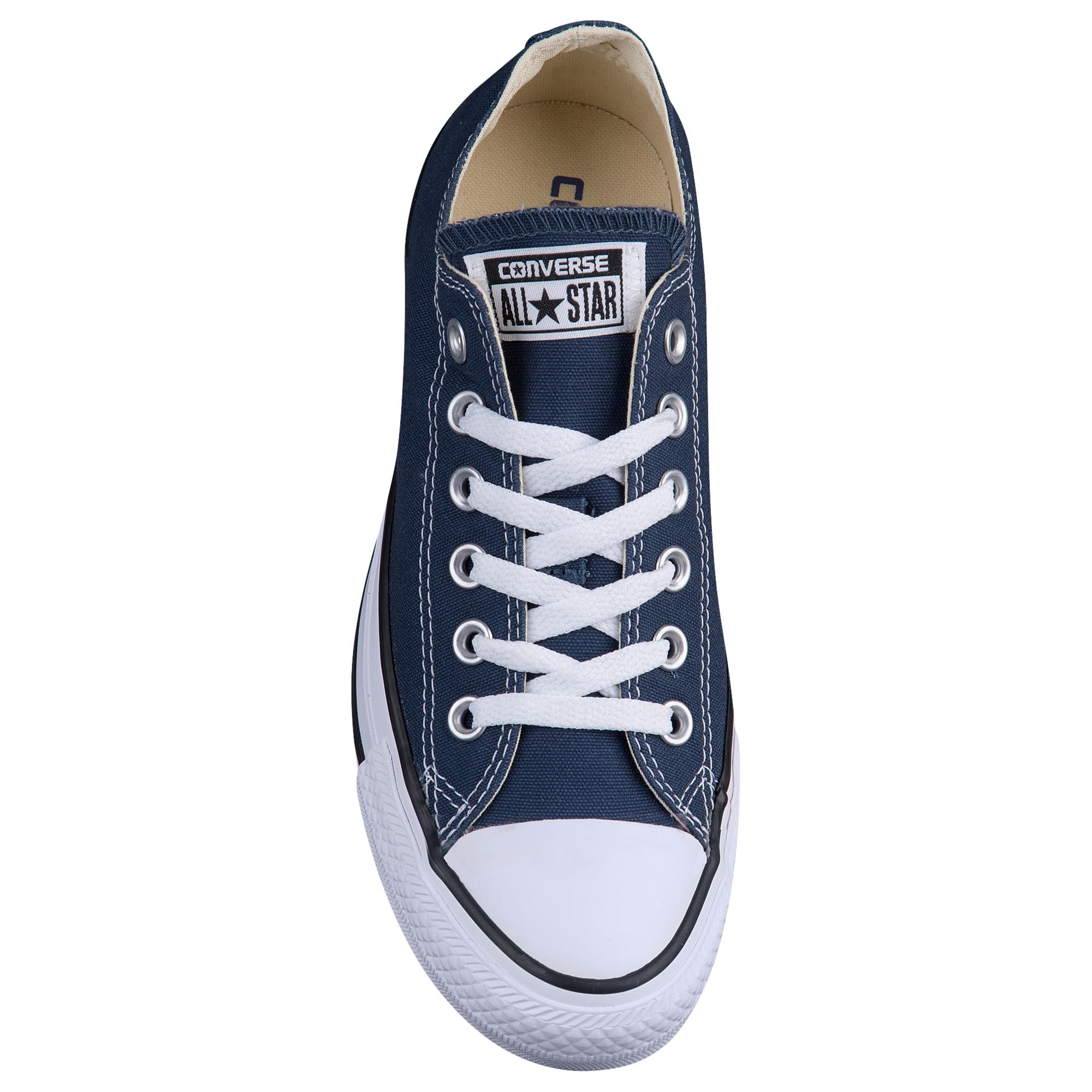 Converse Canvas All Star Ox Basketball Shoes in Navy (Blue) - Lyst