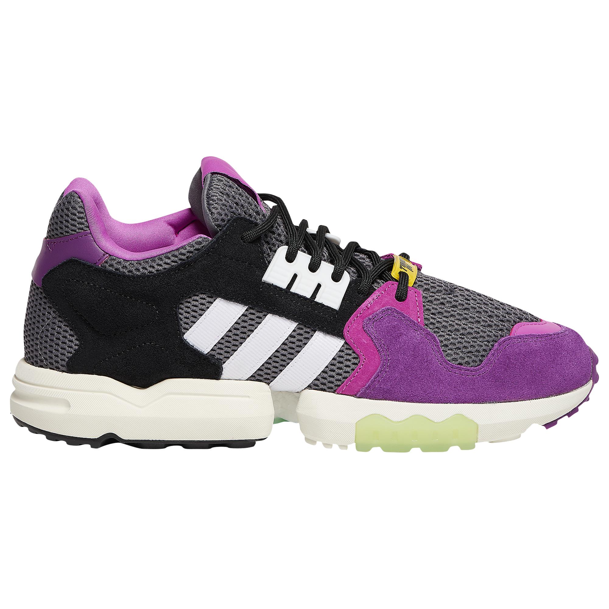 adidas Originals Zx Torsion Running Shoes in Purple/Gray/White