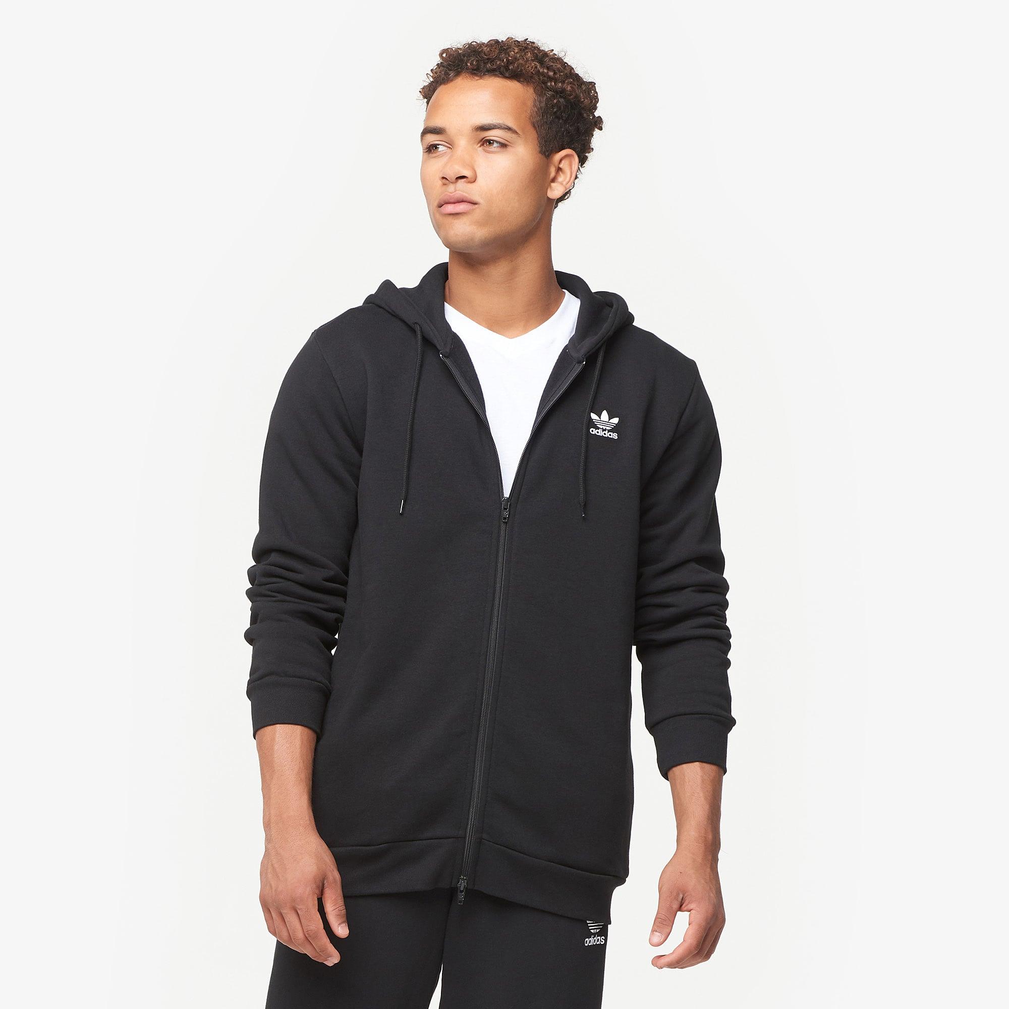 adidas originals raglan trefoil fleece hoodie