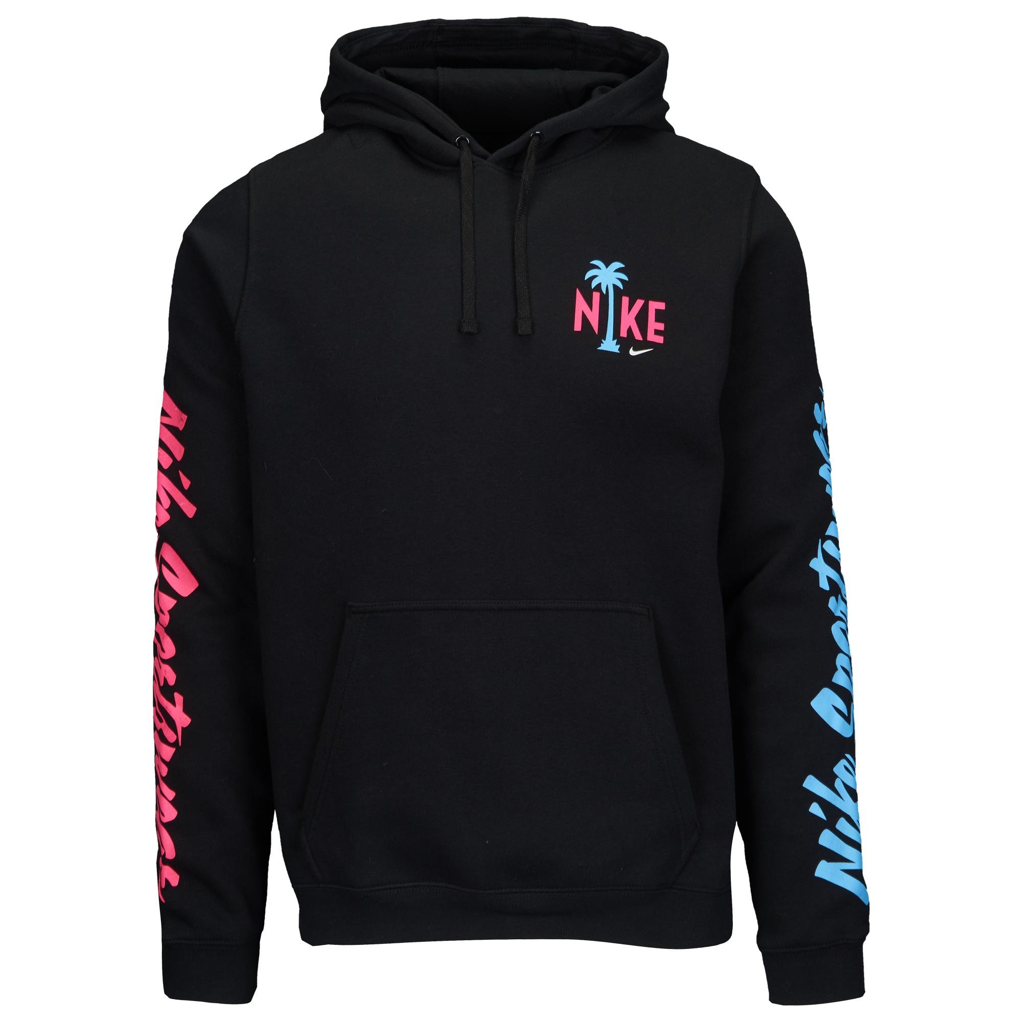 Nike Fleece South Beach Hoodie in Black for Men | Lyst