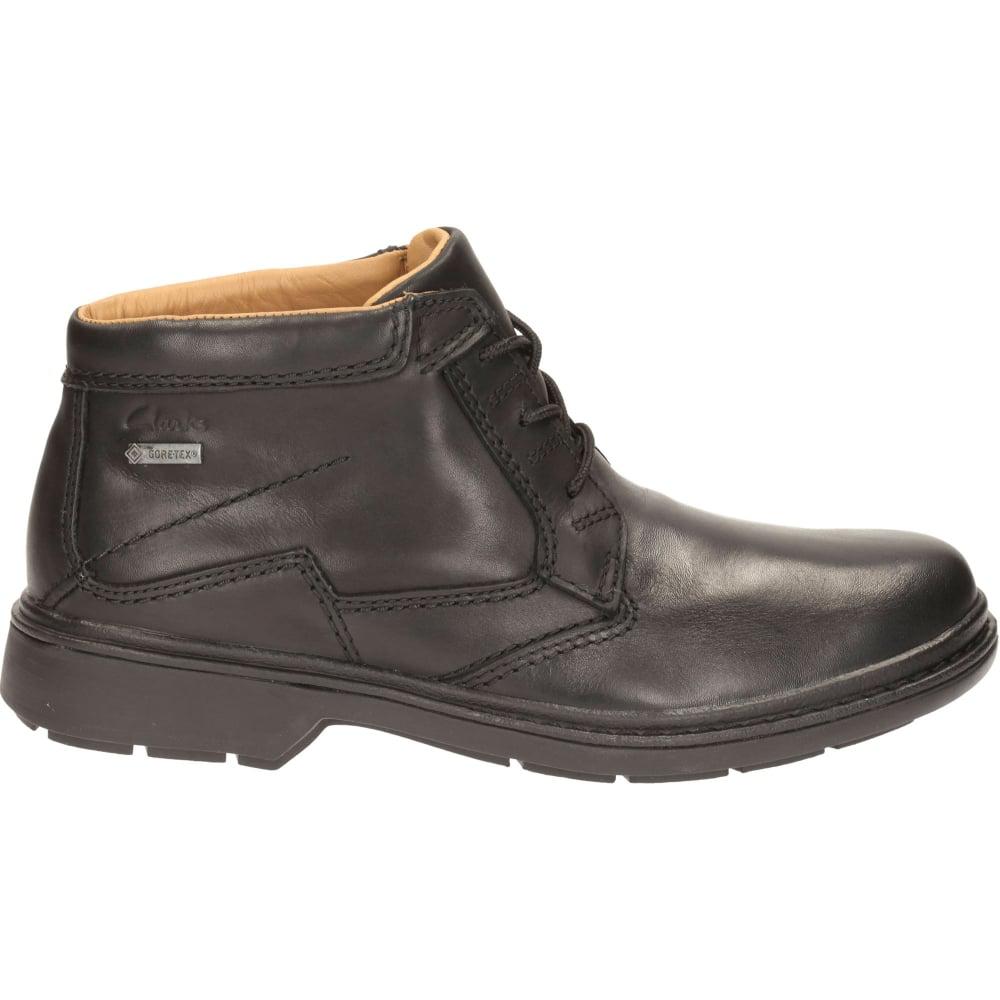 Clarks Leather Rockie Hi Gtx Mens Waterproof Lace-up Boots in Black for Men  | Lyst UK