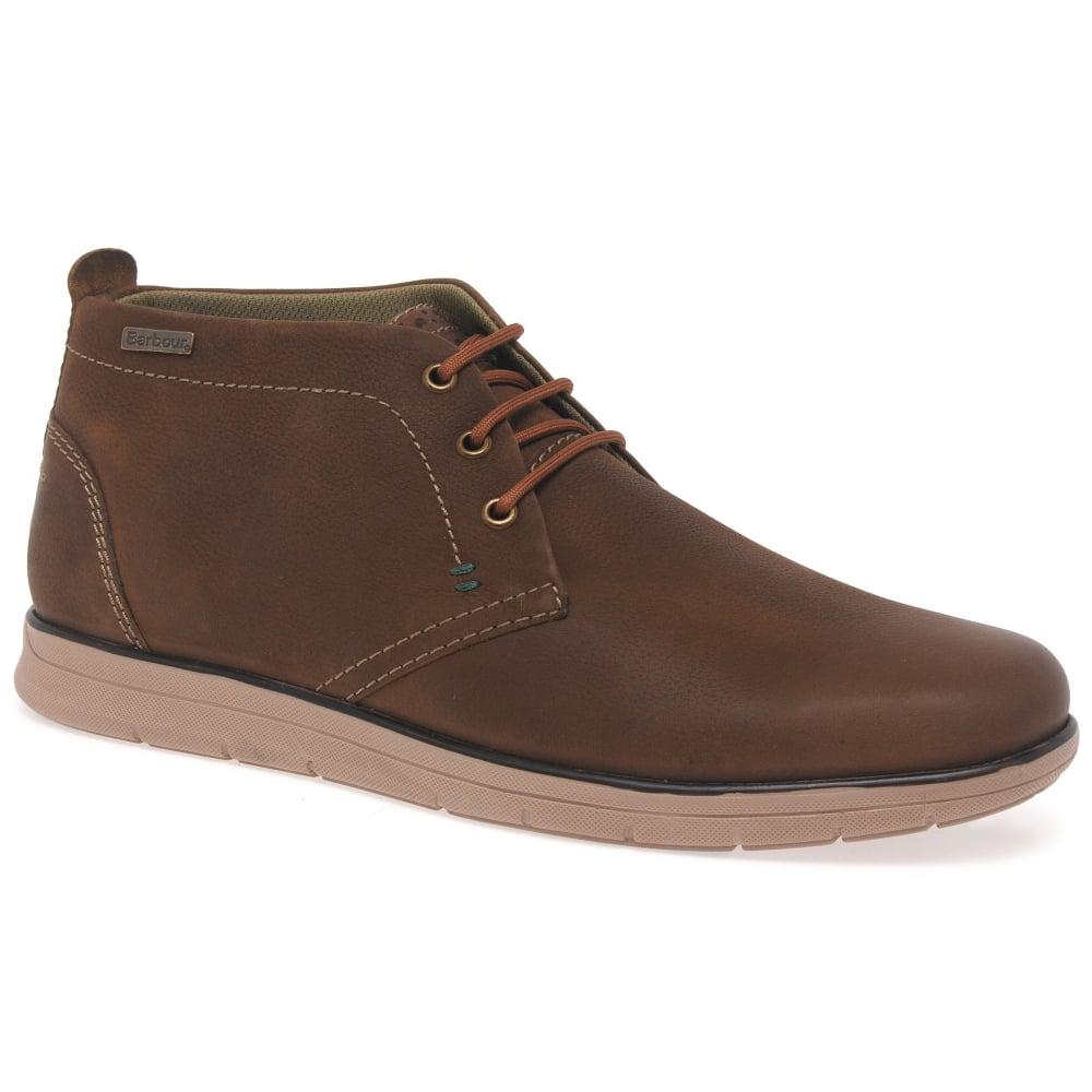 barbour brown chukka boots