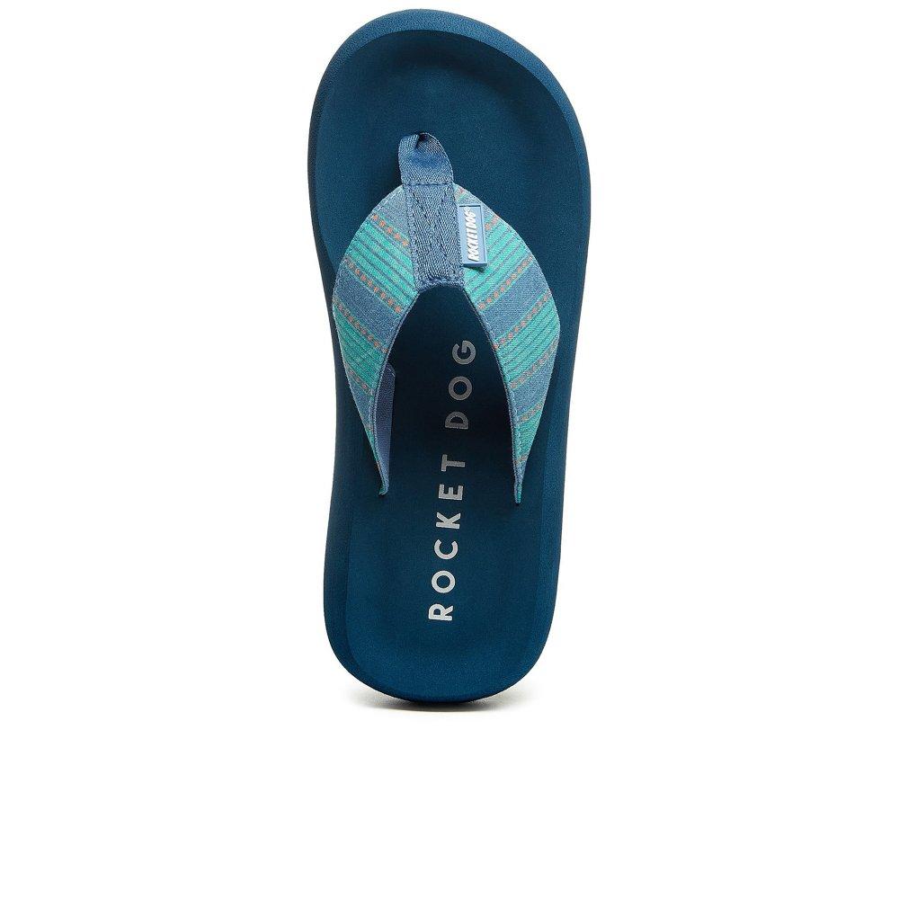 Rocket Dog Spotlight Rome Sandals in Blue Lyst UK