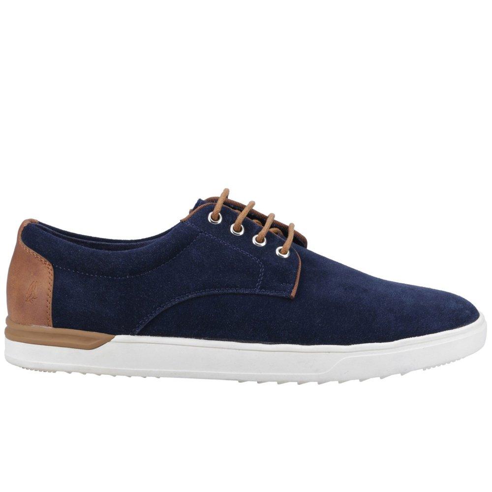 Blue suede hush puppies hot sale