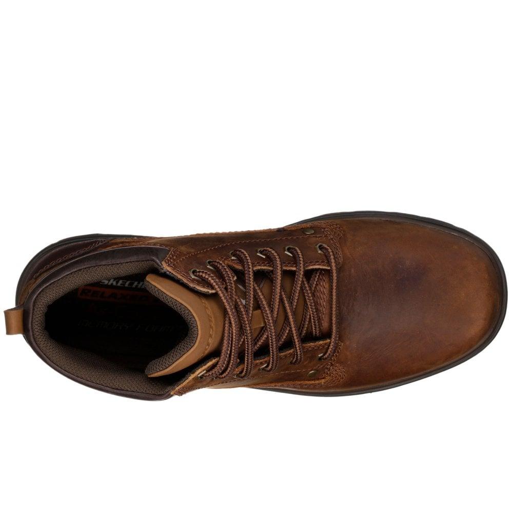 Skechers Segment Garnet Mens Casual Boots in Brown for Men | Lyst UK