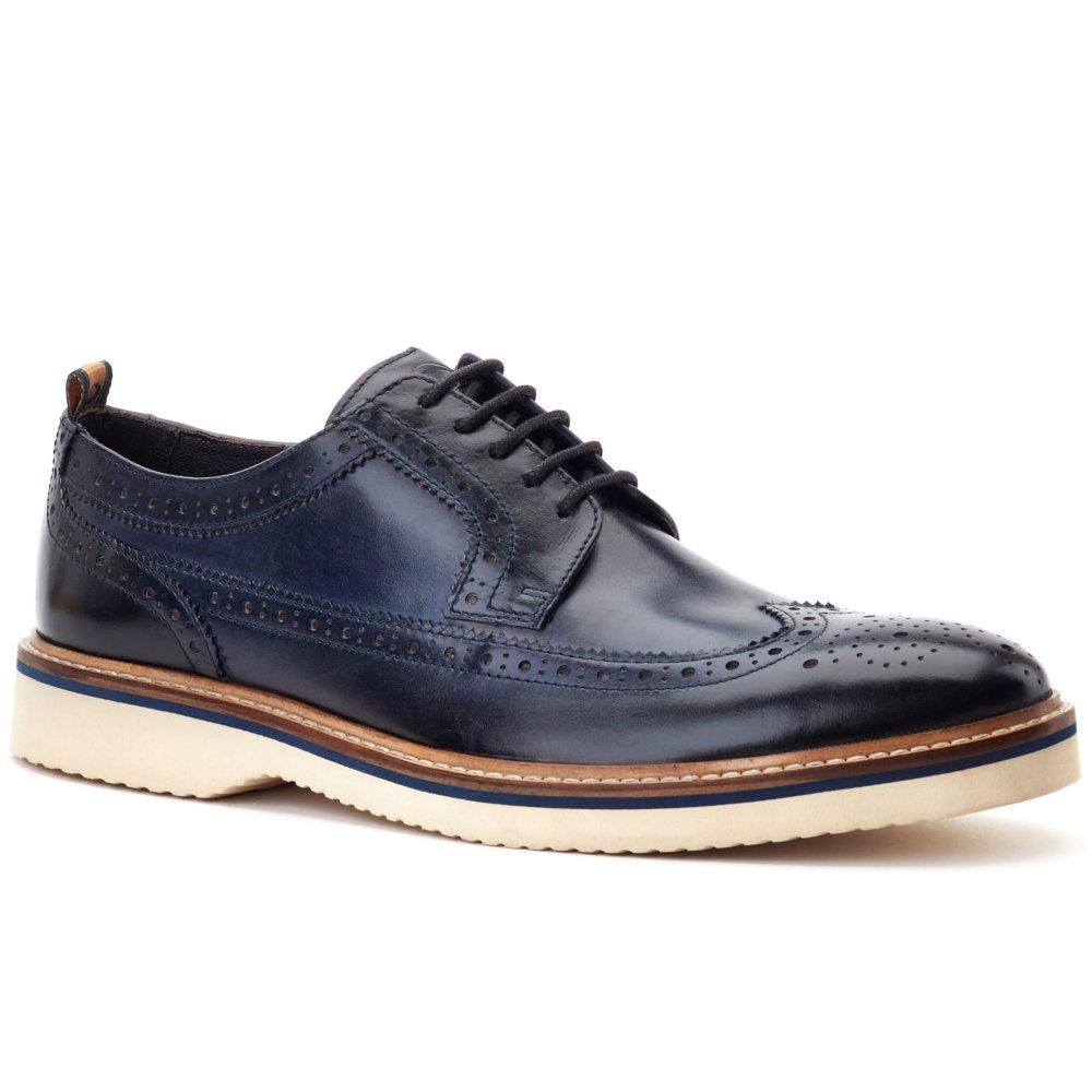 Base London Sully Brogues in Blue for Men Lyst UK