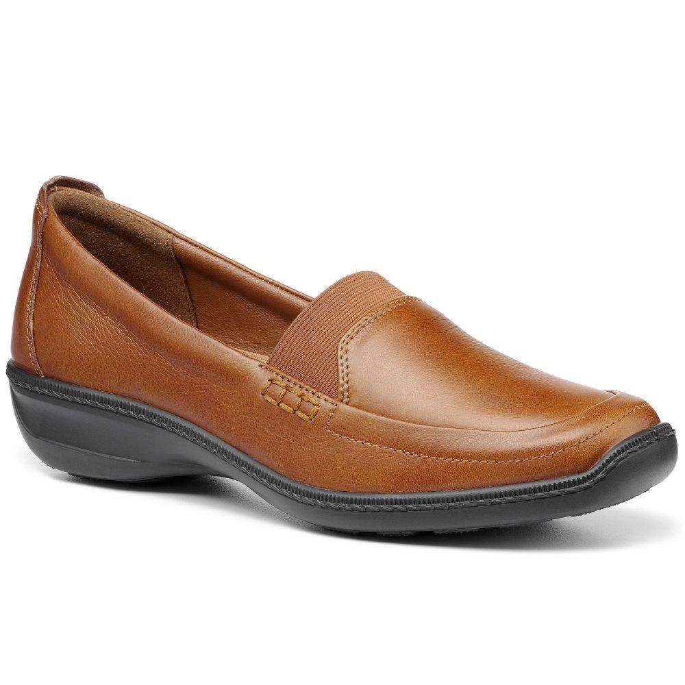 Hotter Faith Wide Fit Loafers in Brown Lyst Australia