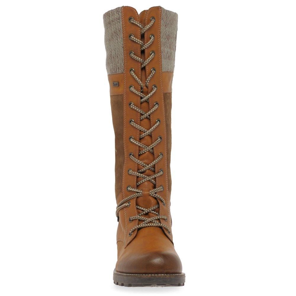 Energize Susteen gift Rieker Point Knee-high Boots in Brown | Lyst UK
