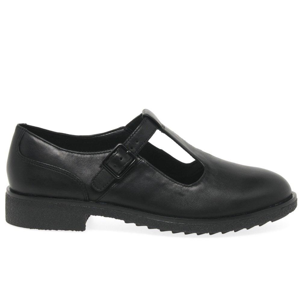 womens black t bar shoes