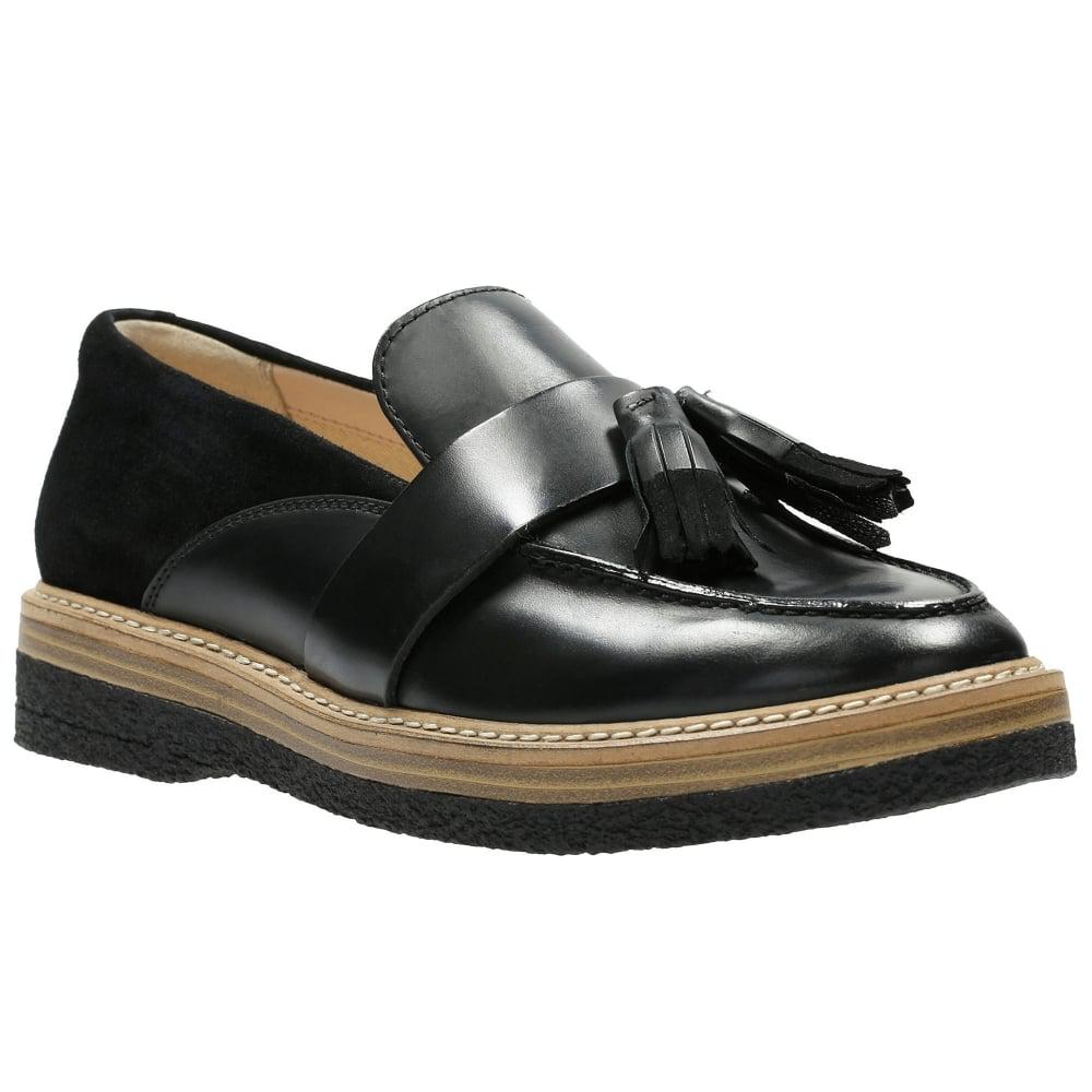 clarks tassel loafers