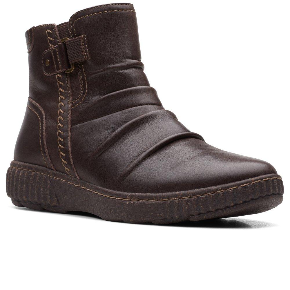 sale retail price Clarks Women s Brown Caroline Orchid Ankle Boots