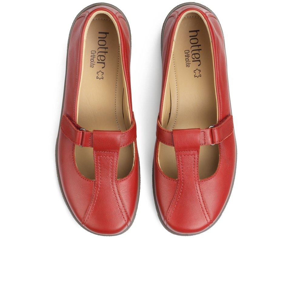 Hotter Nirvana Ii Wide Fit Shoes in Red Lyst UK