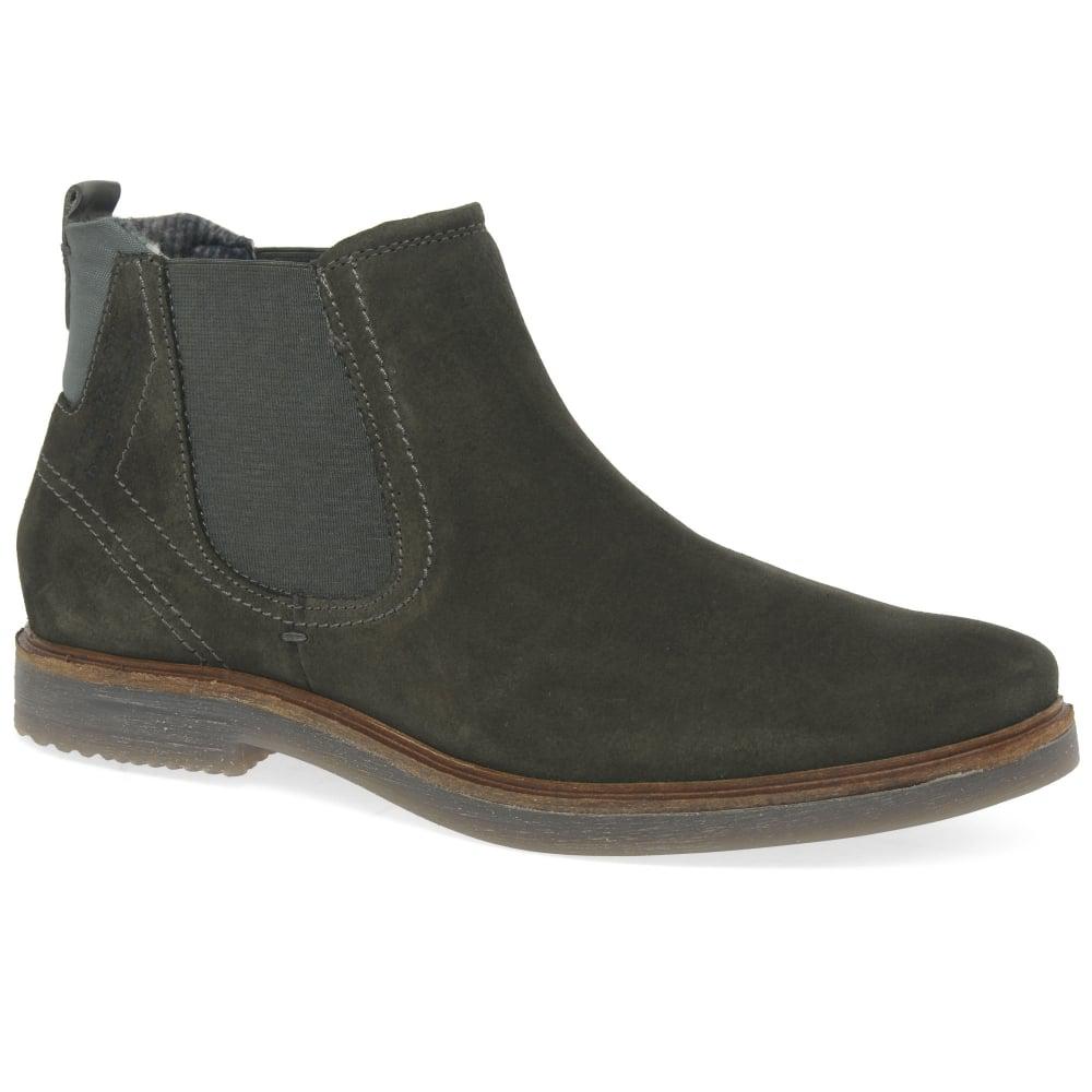 mens green suede chelsea boots